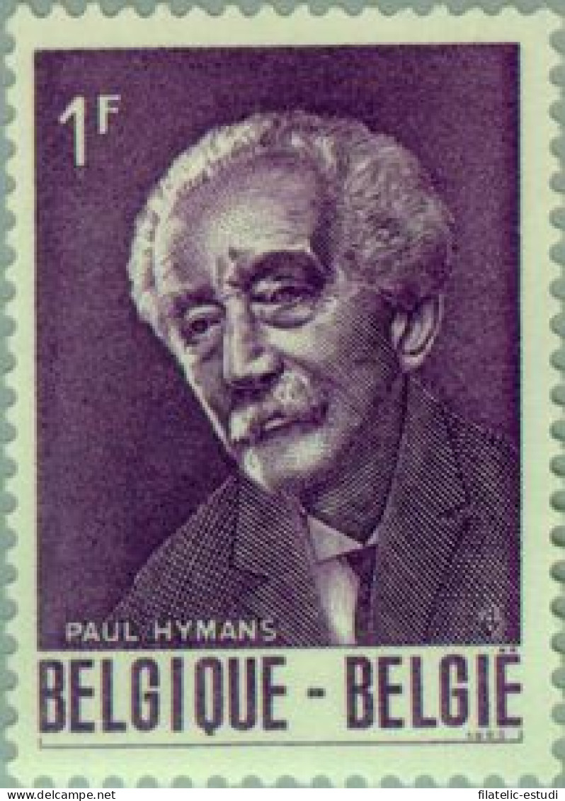 Bélgica - 1321 - 1965 Cent. Del Ministro Paul Hymans Retrato Lujo - Autres & Non Classés