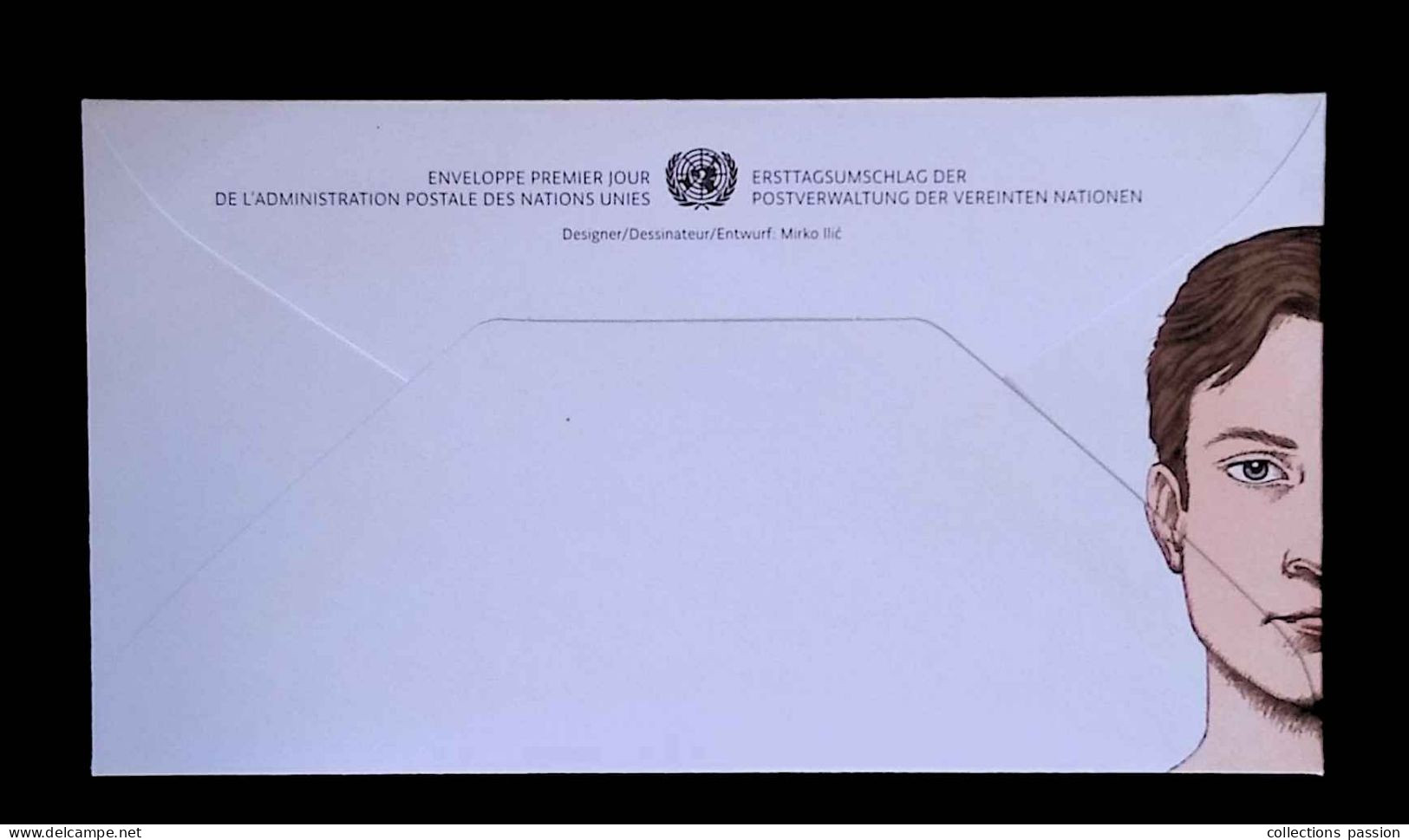 CL, FDC, 1 Er Jour, United Nations, NY 10017, March 8, 2016, HeForShe, 2 Scans - FDC