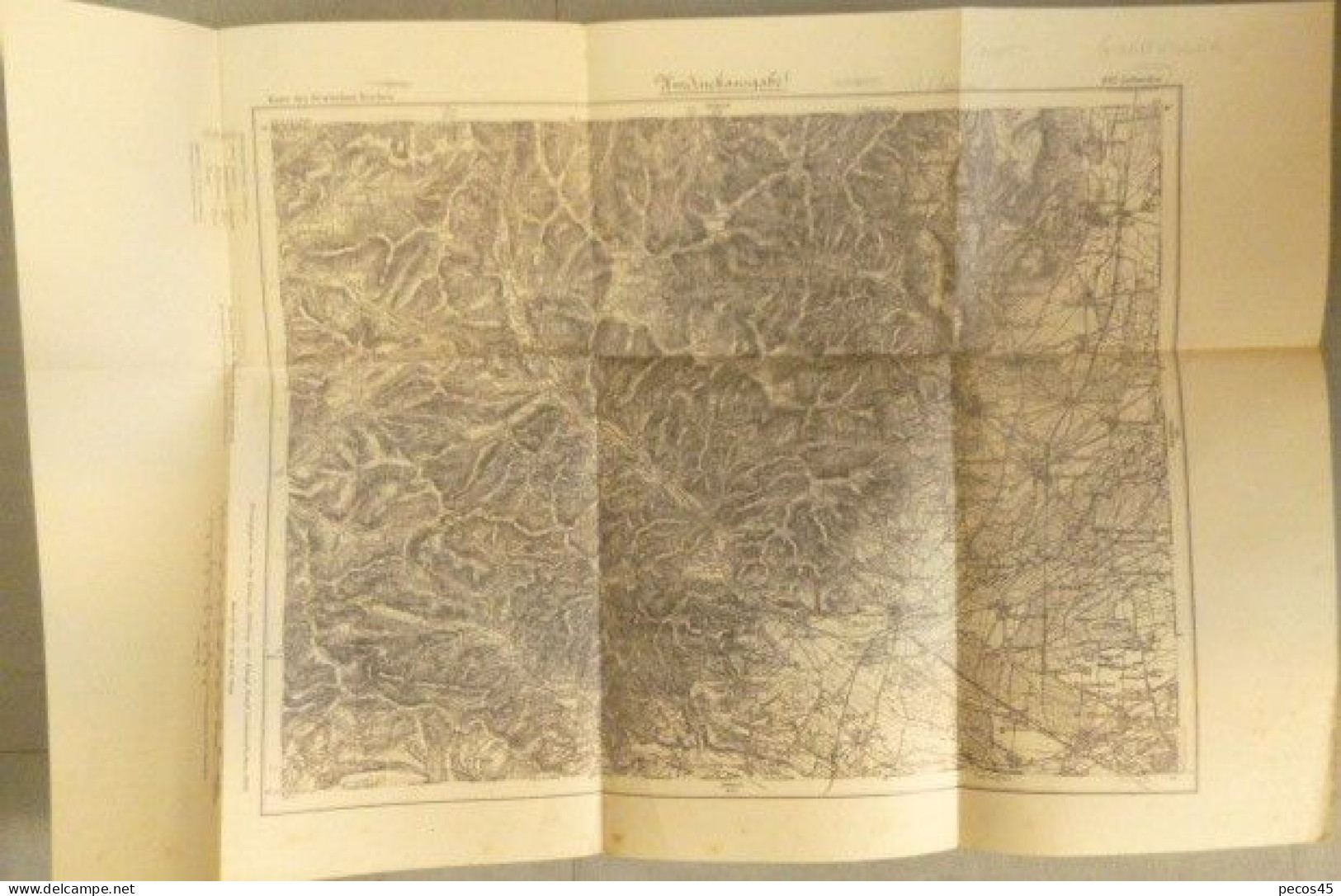 Karte Des Deutschen Reiches N° 642 : GUEBWILLER 68 - 1/100 000ème - 1889/1908. - Topographische Kaarten