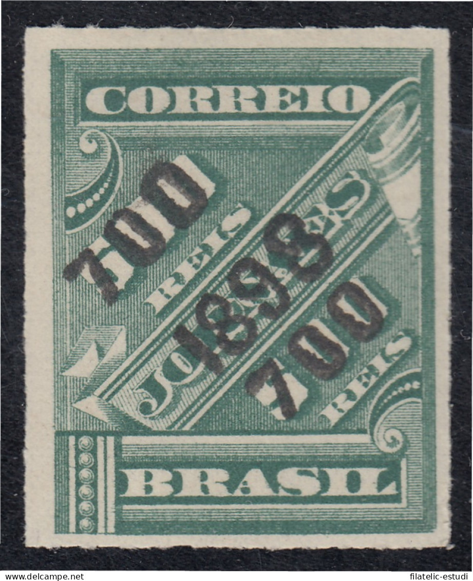 Brasil Brazil 96 1898 Sello De Periódico De 1889 Sobreimpreso MH - Andere & Zonder Classificatie