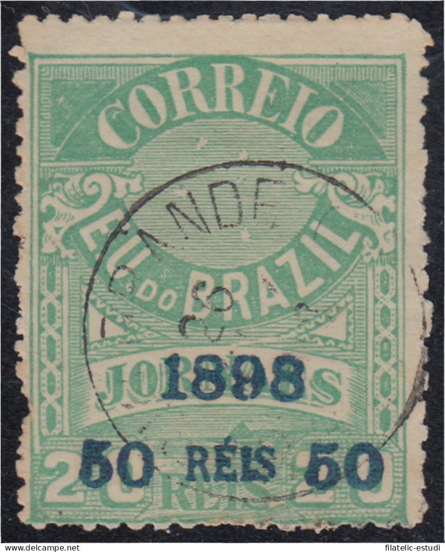 Brasil Brazil 102 1898/99 Sello De Periódico De 1890/91 Sobreimpreso Usado - Otros & Sin Clasificación