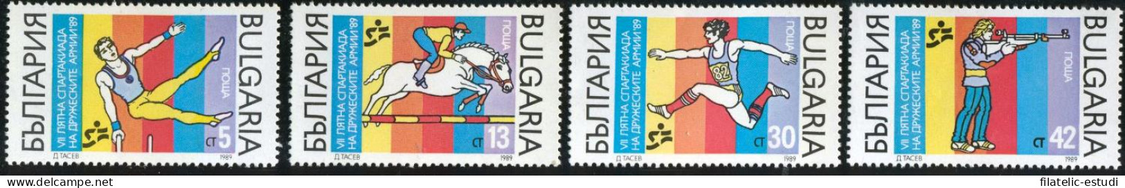 DEP3  Bulgaria Bulgary  Nº 3253/56  1989  MNH - Other & Unclassified