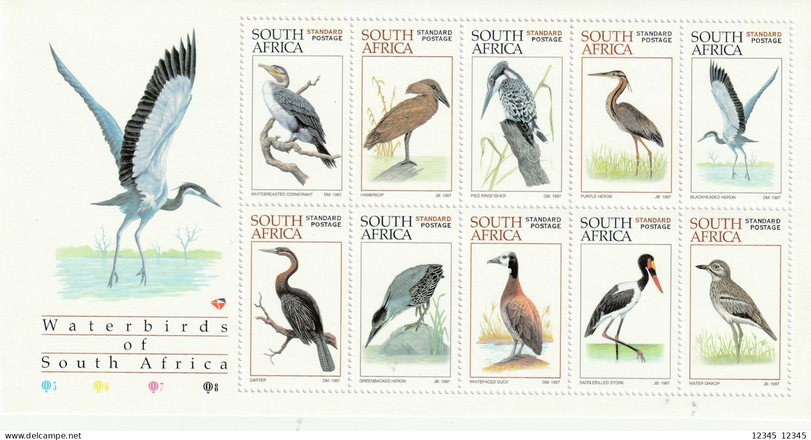 Zuid Afrika 1997, Postfris MNH, Birds (14:14¾) - Nuevos