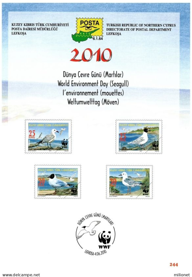 CHIPRE TURCO NORTHERN TURKISH CYPRUS ZYPERN 2010 World Environment Day BROCHURE Nº 244 - Sonstige & Ohne Zuordnung