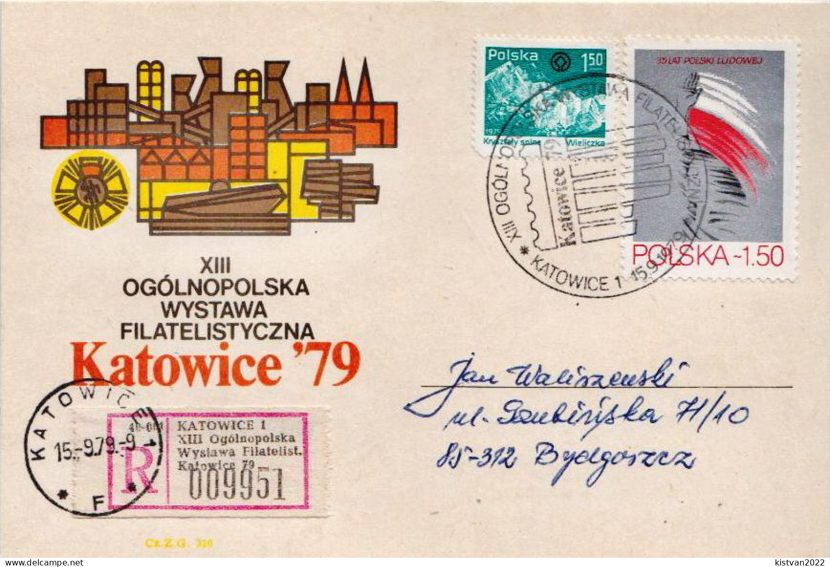 Postal History: Poland 5 R Covers With Special Cancels - Lettres & Documents