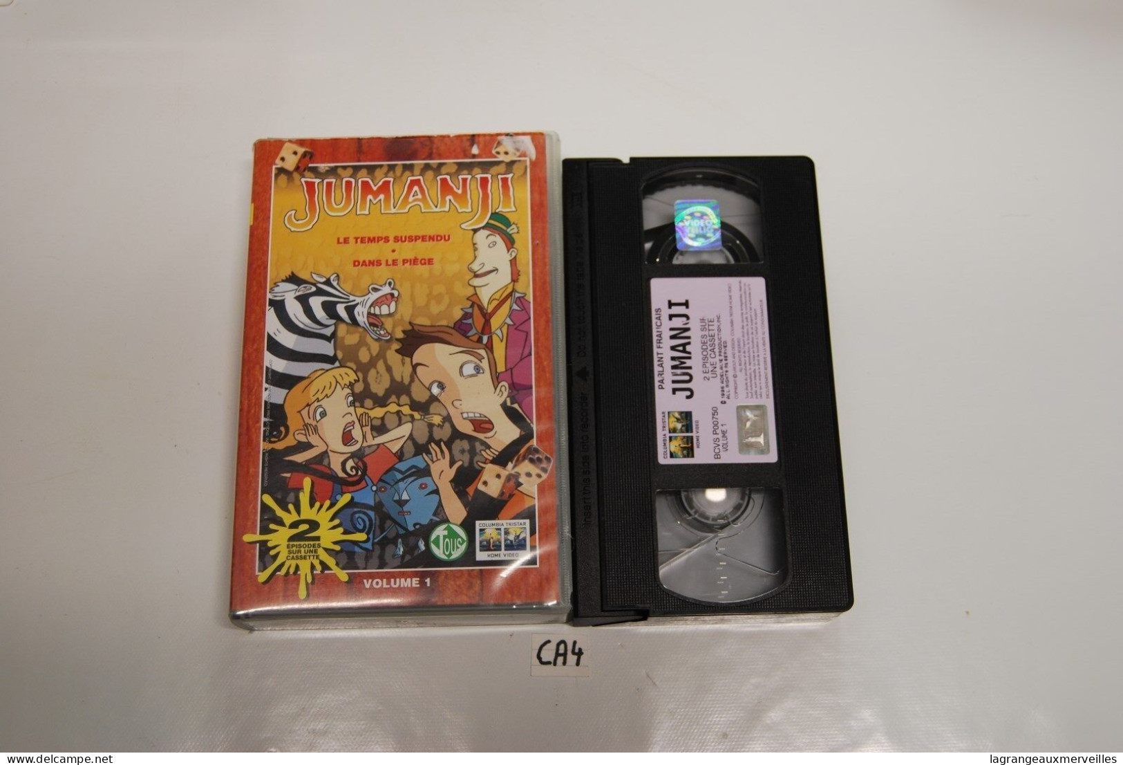 CA4 CASSETTE VIDEO VHS JUMANJI - Dessins Animés