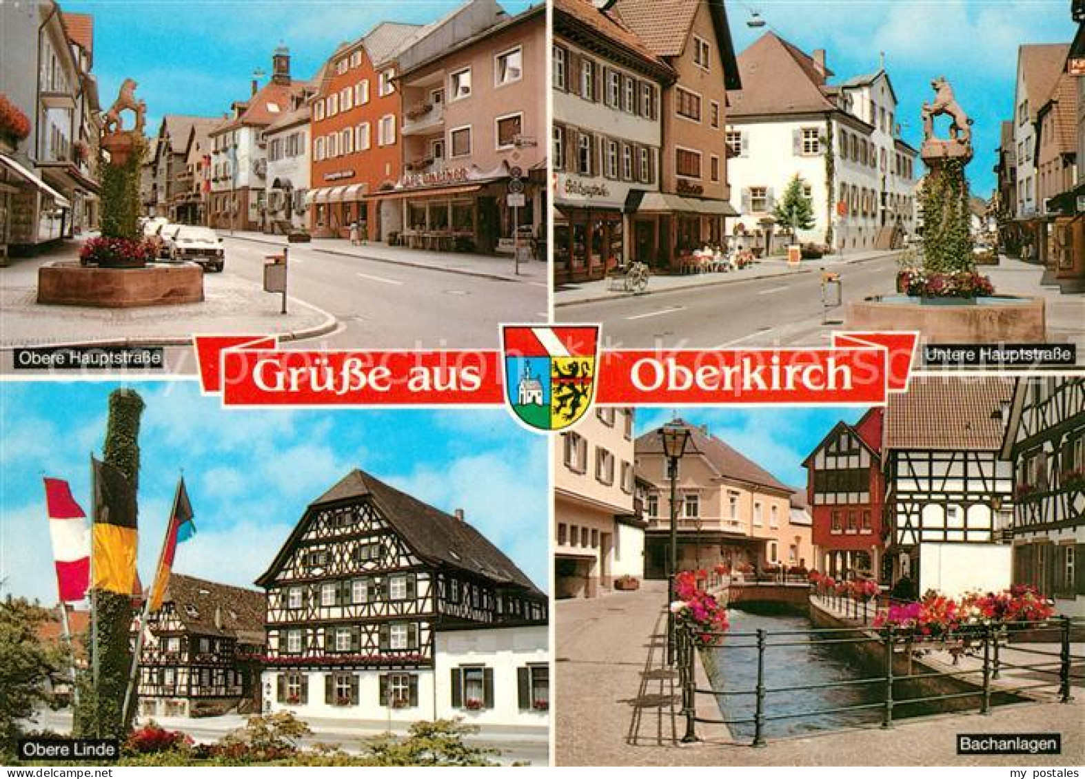 73083434 Oberkirch Baden Obere Untere Hauptstrasse Obere Linde Bachanlagen Oberk - Oberkirch