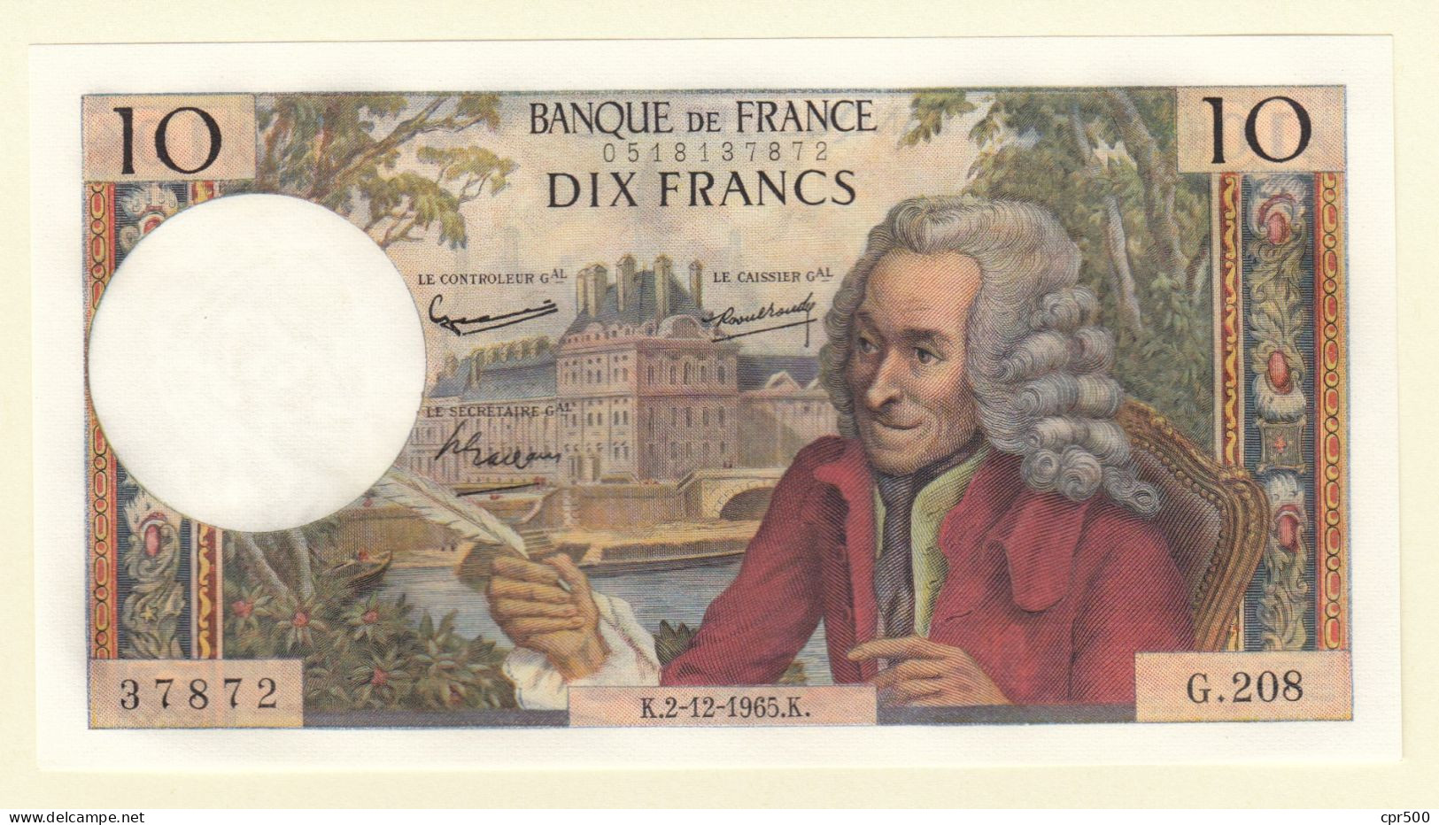 10 Francs VOLTAIRE FRANCE Type 1963 F.62.18 Pr.Neuf - 10 F 1963-1973 ''Voltaire''