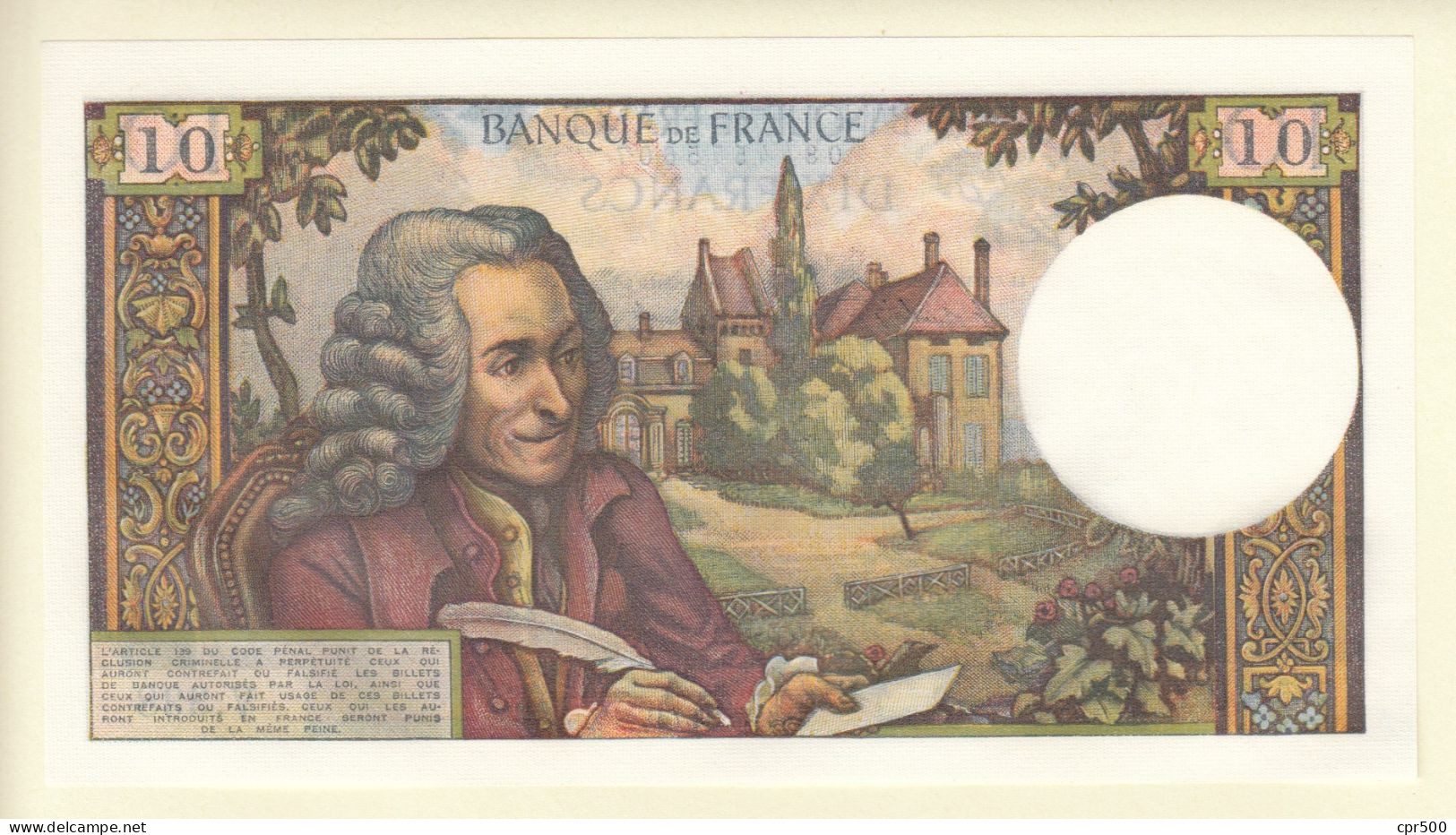 10 Francs VOLTAIRE FRANCE Type 1963 F.62.27 Pr.Neuf - 10 F 1963-1973 ''Voltaire''