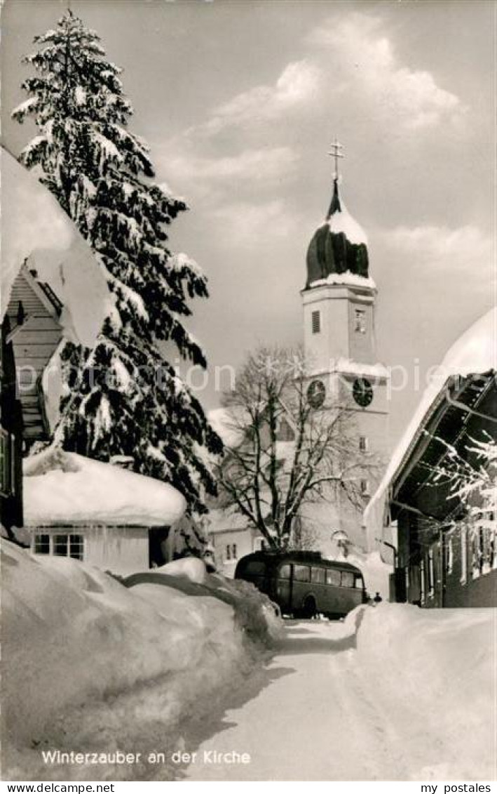 73151675 Hoechenschwand Winterzauber Kirche Hoechenschwand - Hoechenschwand