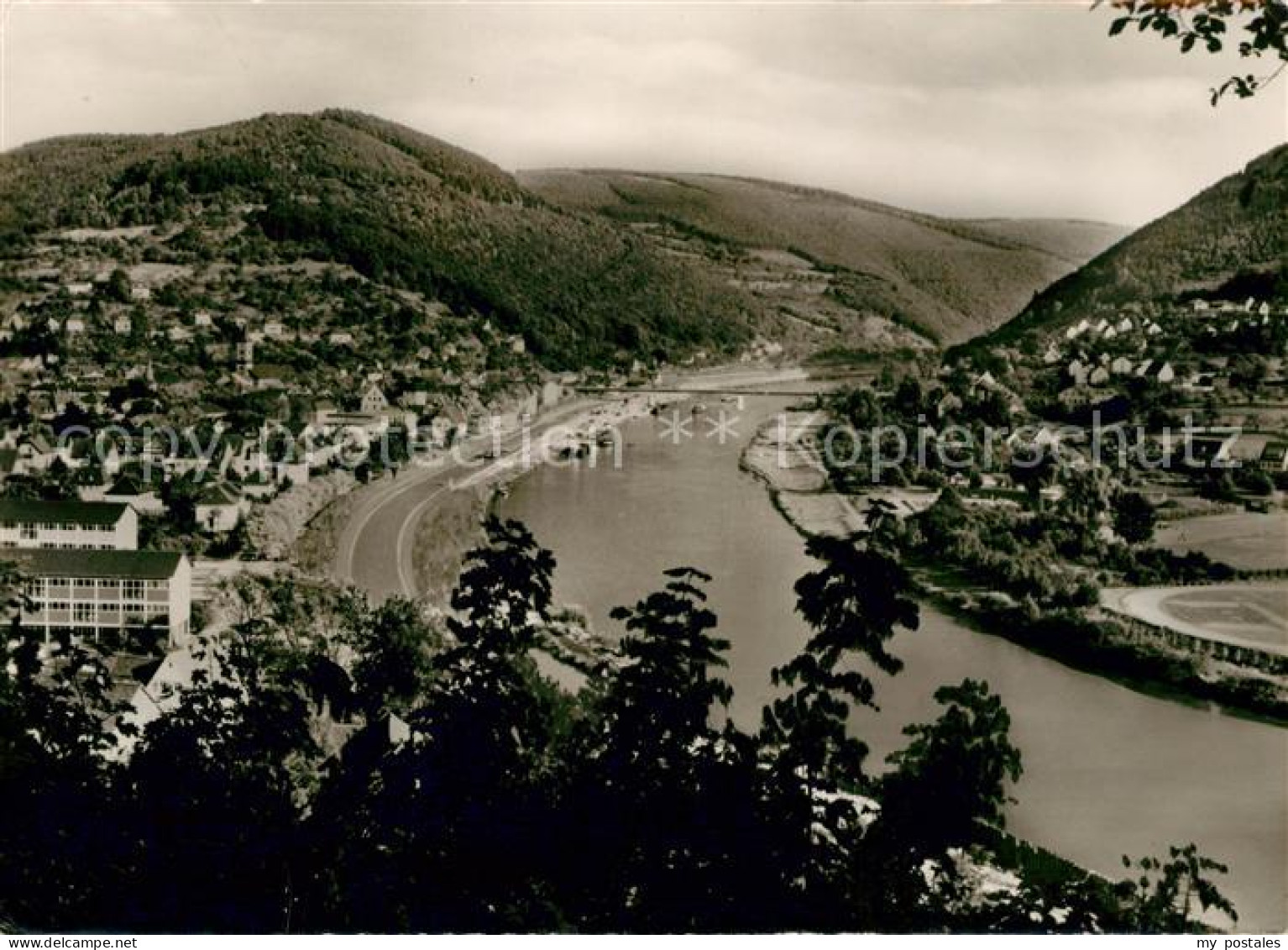 73135744 Eberbach Neckar Landschaftspanorama Neckartal Eberbach Neckar - Eberbach