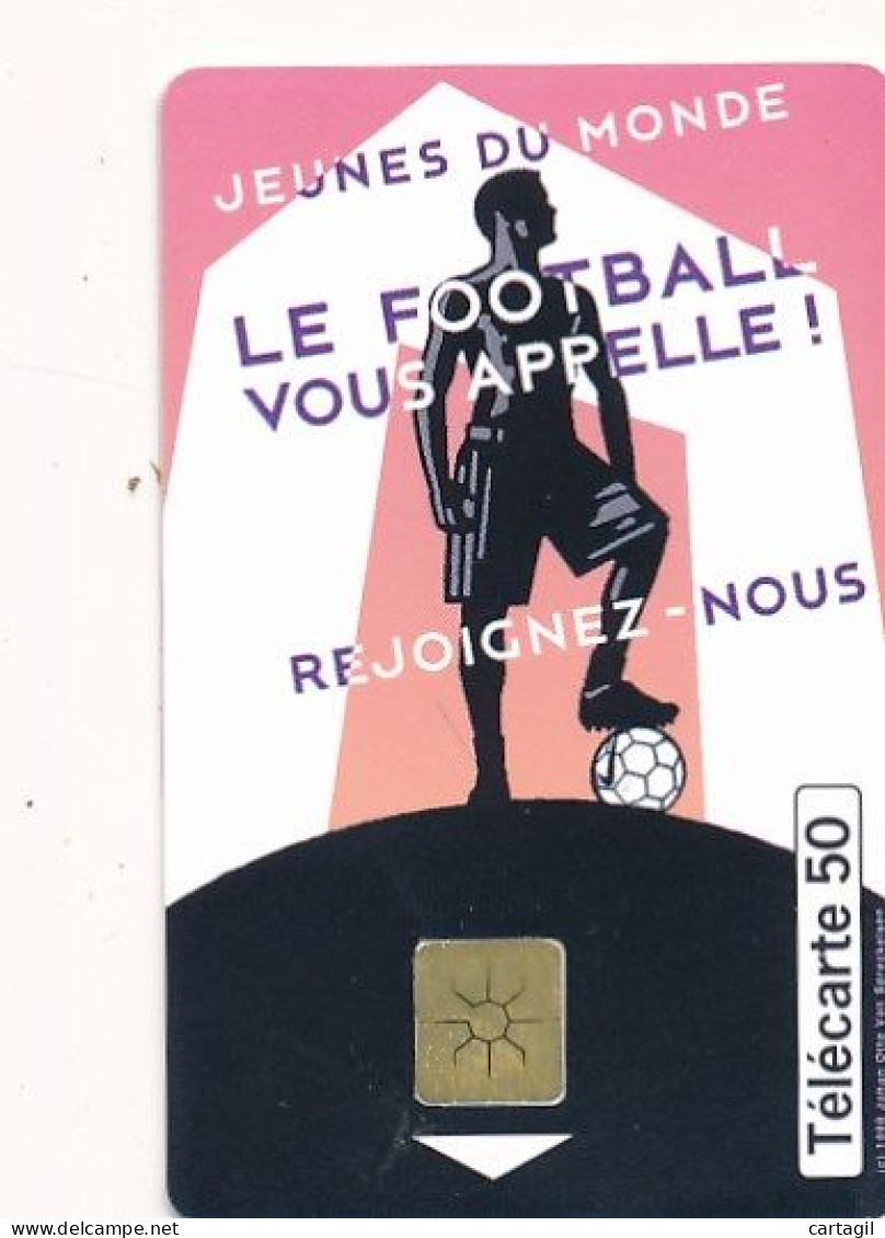 Télécarte France (06/98) Jeunes -Le Football Vous Appelle (visuel, Puce,  état, Unités, Etc Voir Scan) + Port - Ohne Zuordnung