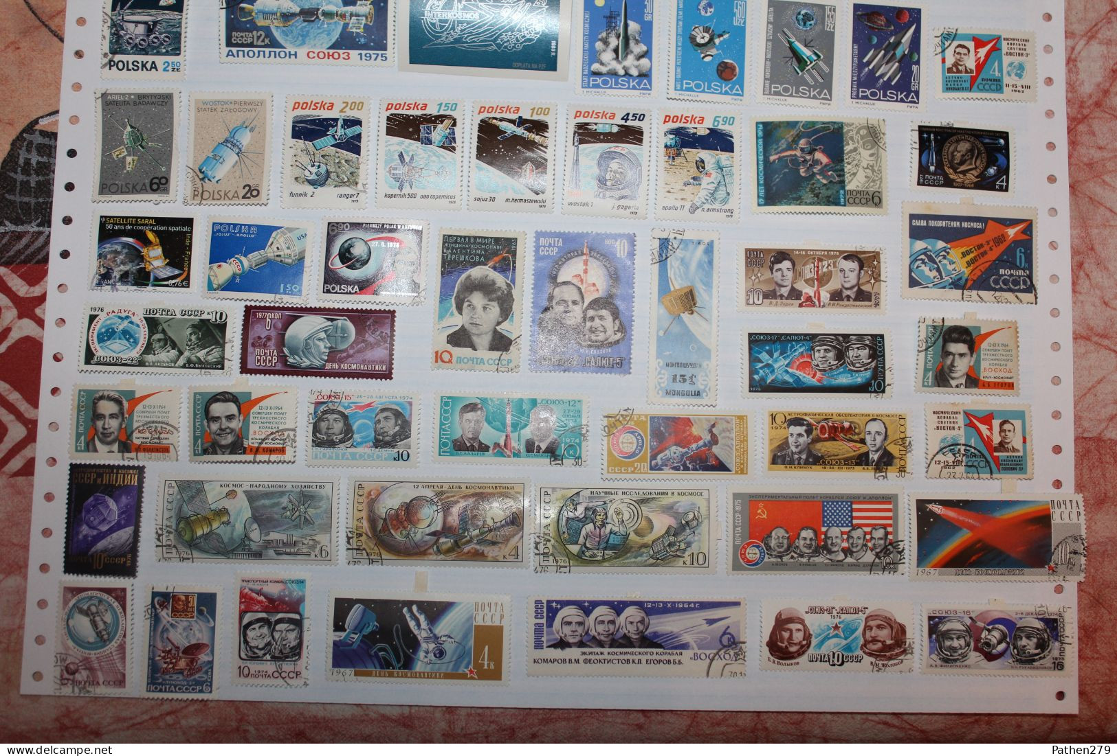 Lot De 53 Timbres Thème ESPACE Et SATELLITES - état Et Provenance Divers - Other & Unclassified