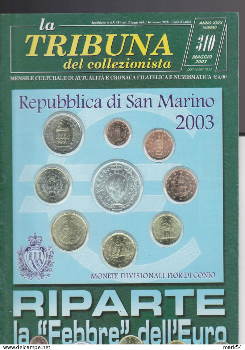 La Tribuna Del Collezionista Annata Completa Del 2003 - Italiaans (vanaf 1941)