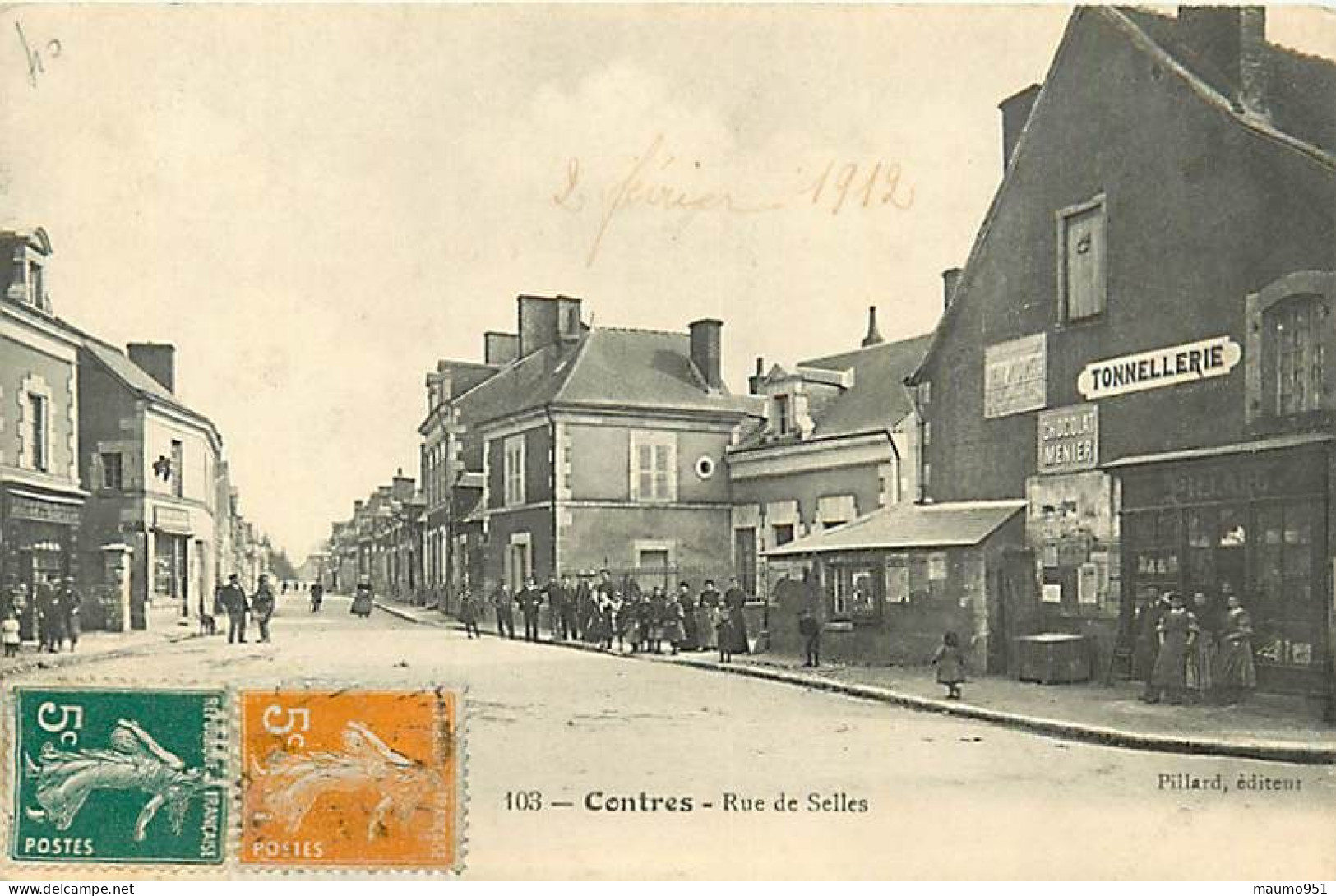 41 CONTRES - RUE DE SELLES - LA TONNELLERIE - Contres