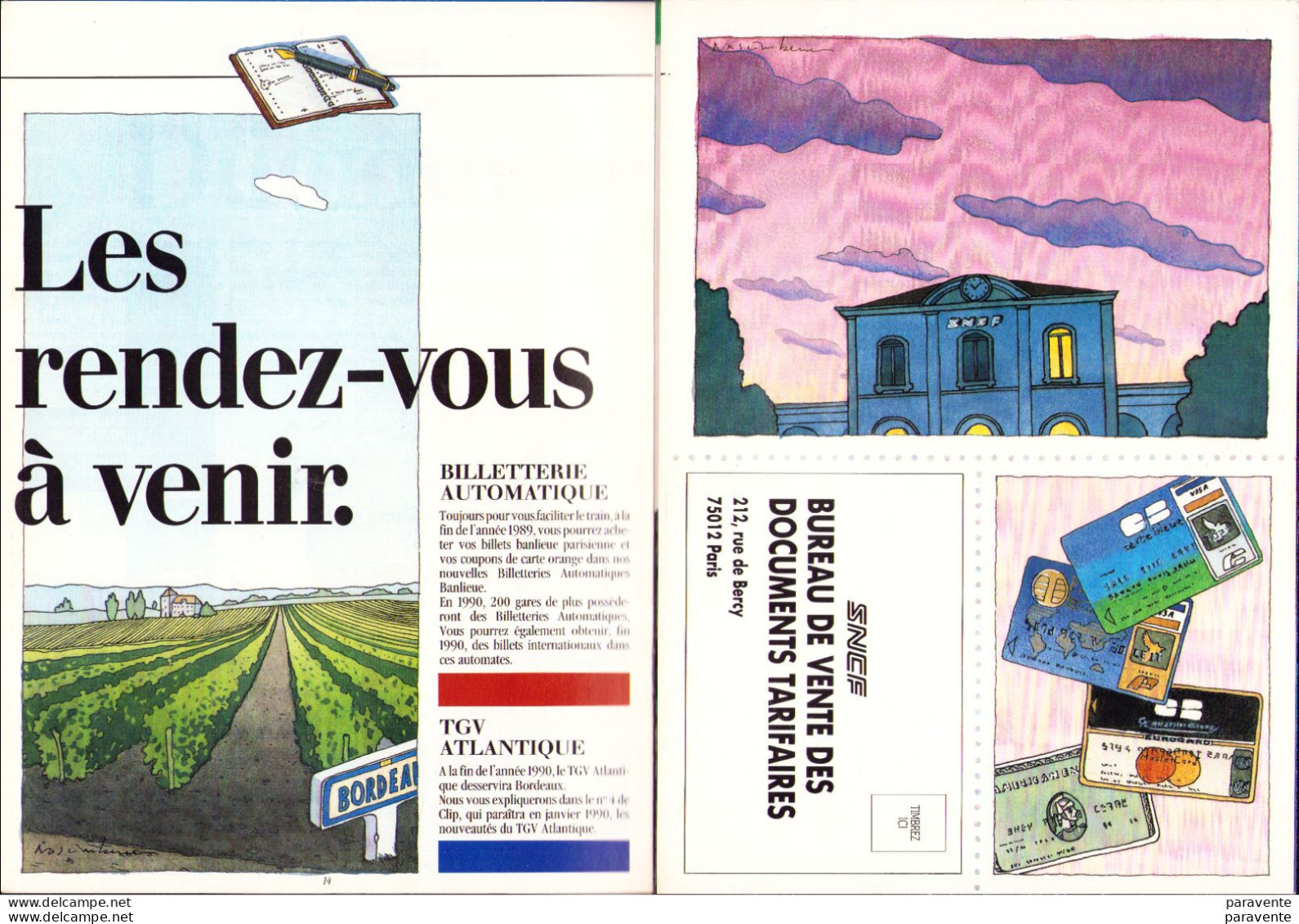 Magazine CLIP SNCF N°3 Avec Illustrations De NACIMBENE - Sonstige & Ohne Zuordnung