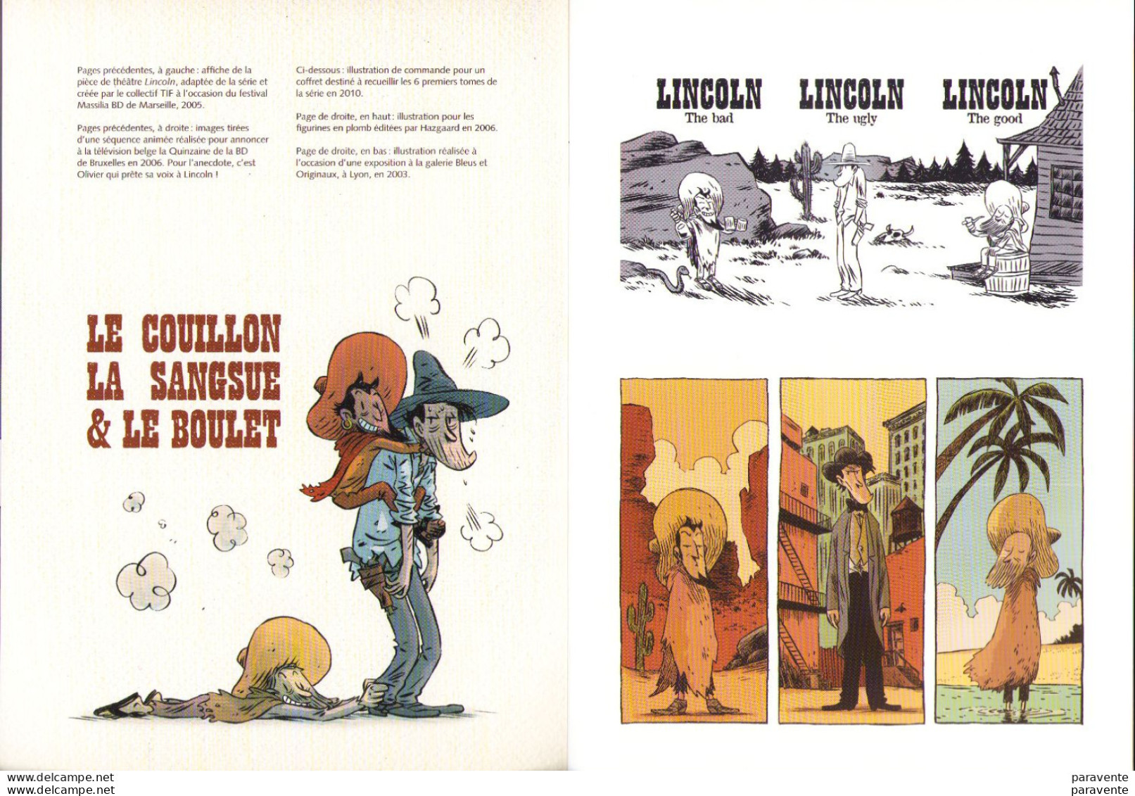 JOUVRAY : Dossier LINCOLN 10 ANS D'ILLUSTRATION Par CanalBD - Presseunterlagen