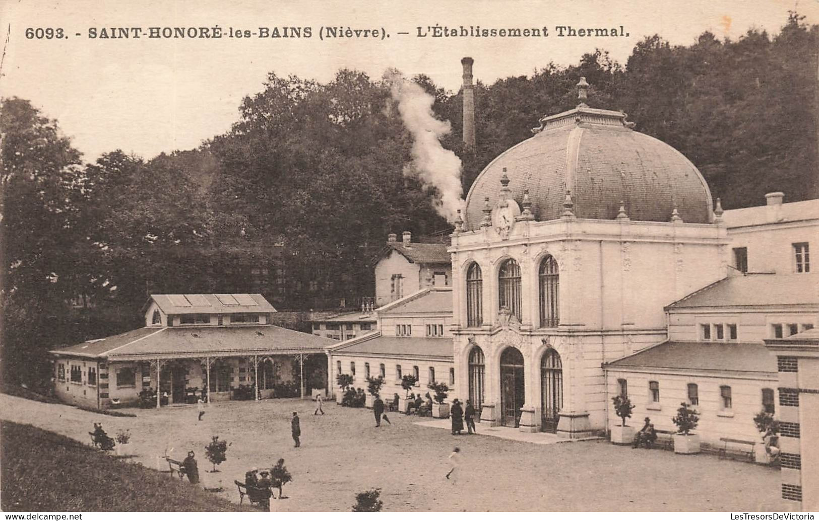 FRANCE - Saint Honoré Les Bains - Vue Sur L'établissement Thermal - Carte Postale Ancienne - Saint-Honoré-les-Bains