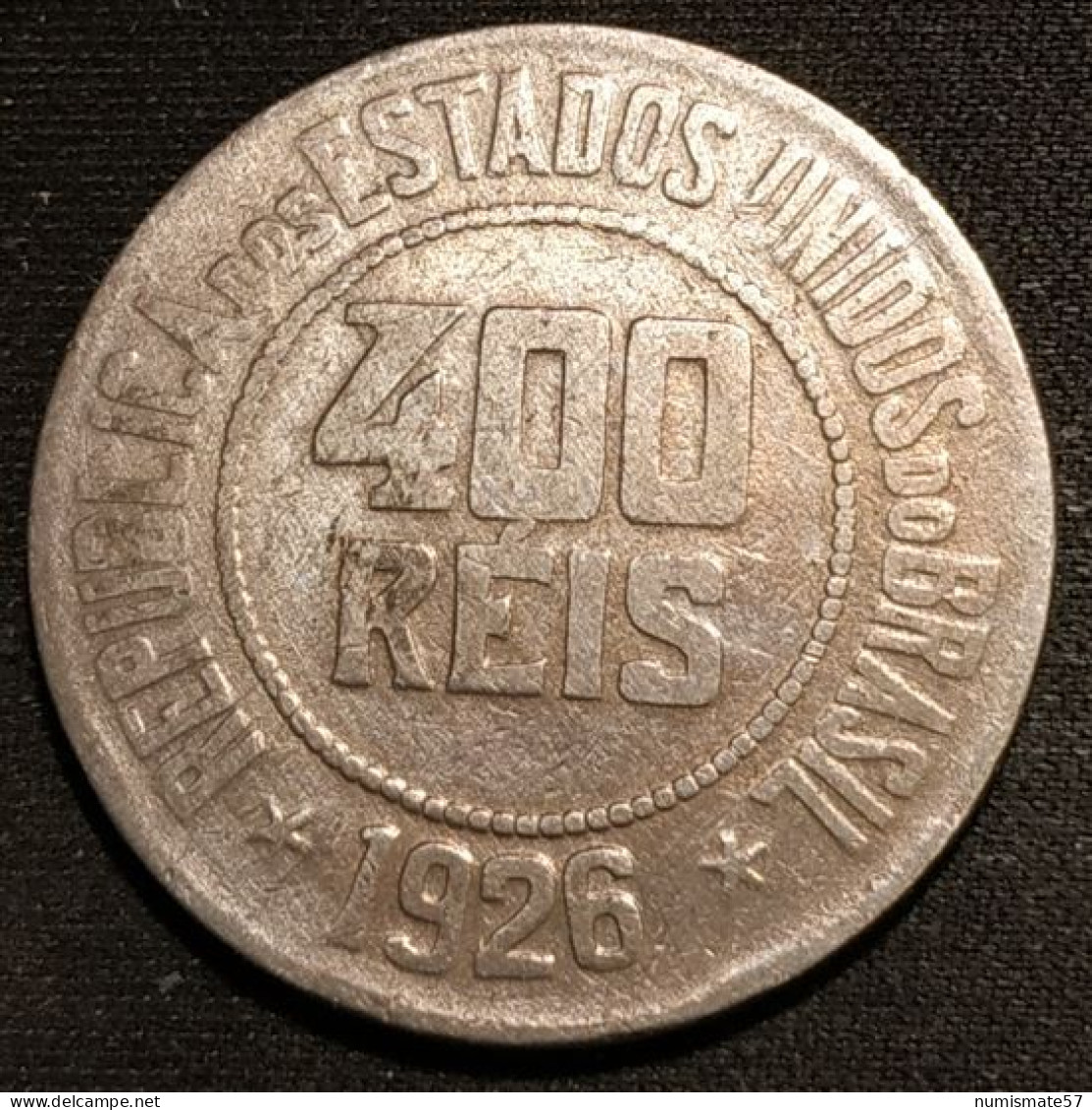 BRESIL - 400 REIS 1926 - Liberté - KM 520 - Brasilien