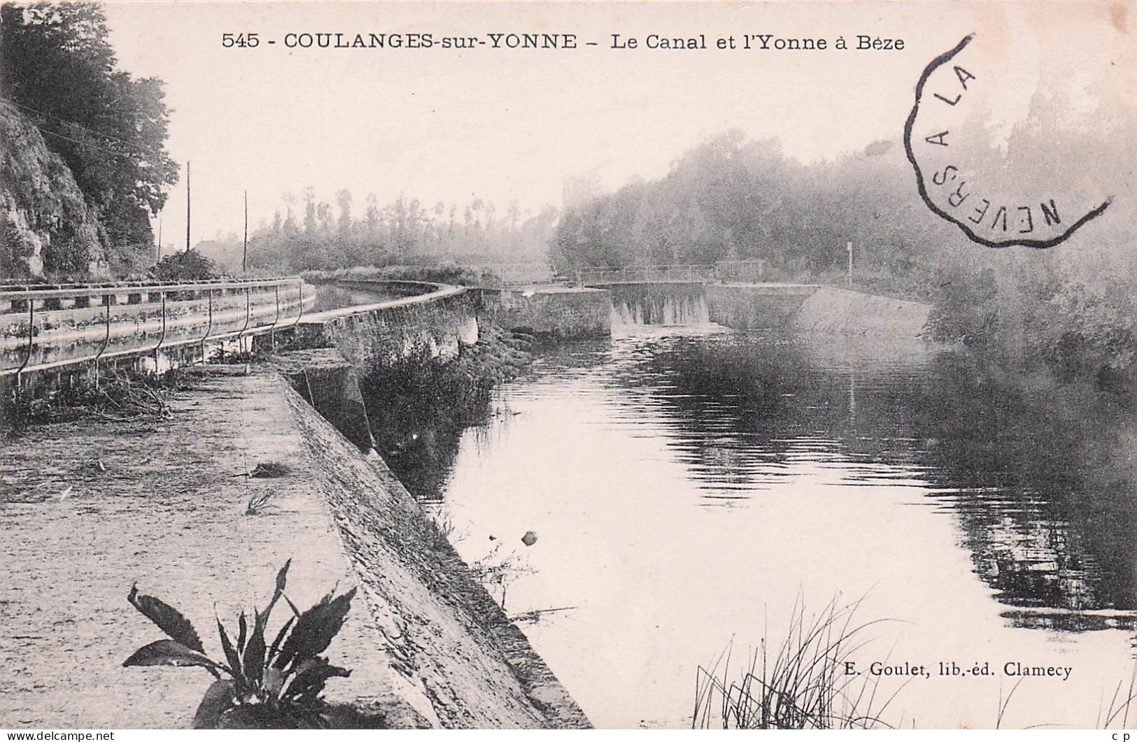 Coulanges Sur Yonne - Canal De L'yonne A Beze   -  CPA °Jp - Coulanges Sur Yonne