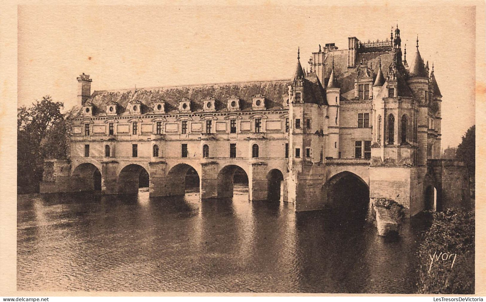 FRANCE - Chenonceaux - Le Château - Façade Nord Est - Carte Postale Ancienne - Chenonceaux