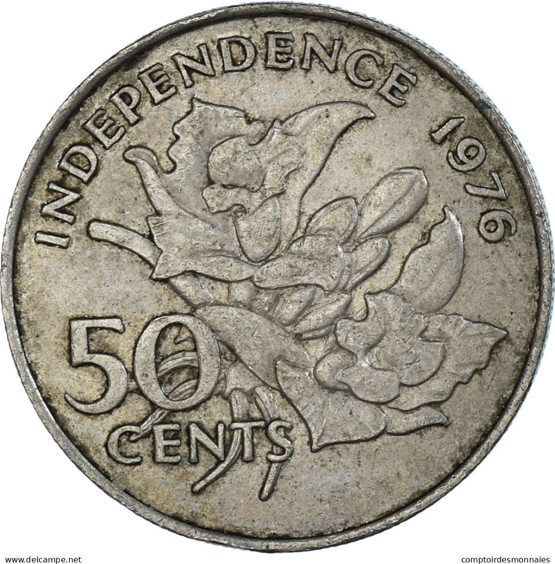 Monnaie, Seychelles, 50 Cents, 1976 - Seychelles