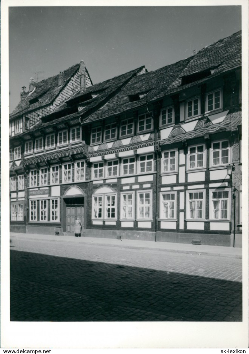 Einbeck Foto-AK Strassen Partie Fachwerkhäuser (vermtl. Einbeck) 1960 Privatfoto - Einbeck