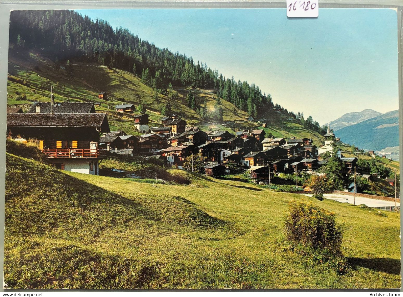 Village De Grimentz, Val D'Anniviers, Au Début Des Années 1980 ; Format 10 / 15 (16'180) - Grimentz