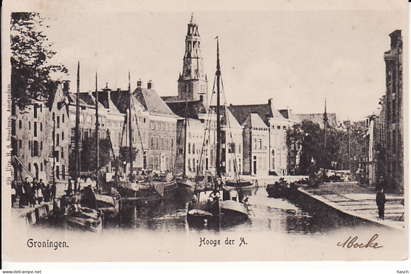 2747	86	Groningen, Hooge Der A 1902 (zie Hoeken) - Groningen