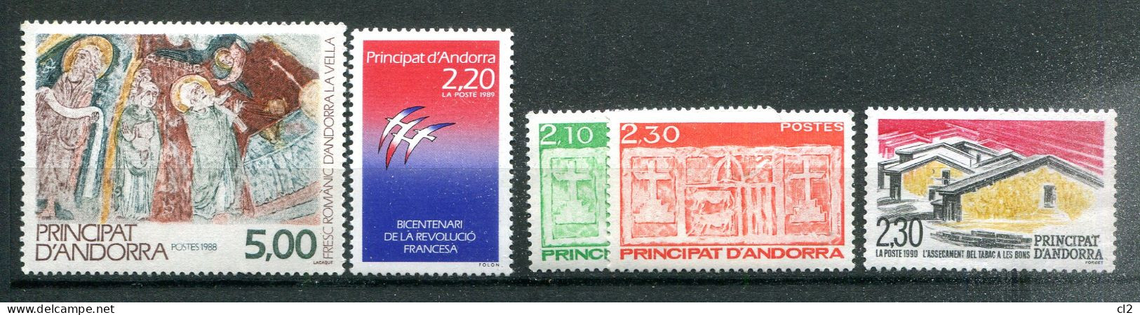 ANDORRE FRANCAIS - Lot De 40 Timbres Neufs (**) Entre Y&T 175 Et 395 (moins De 15% De La Cote) - Collections