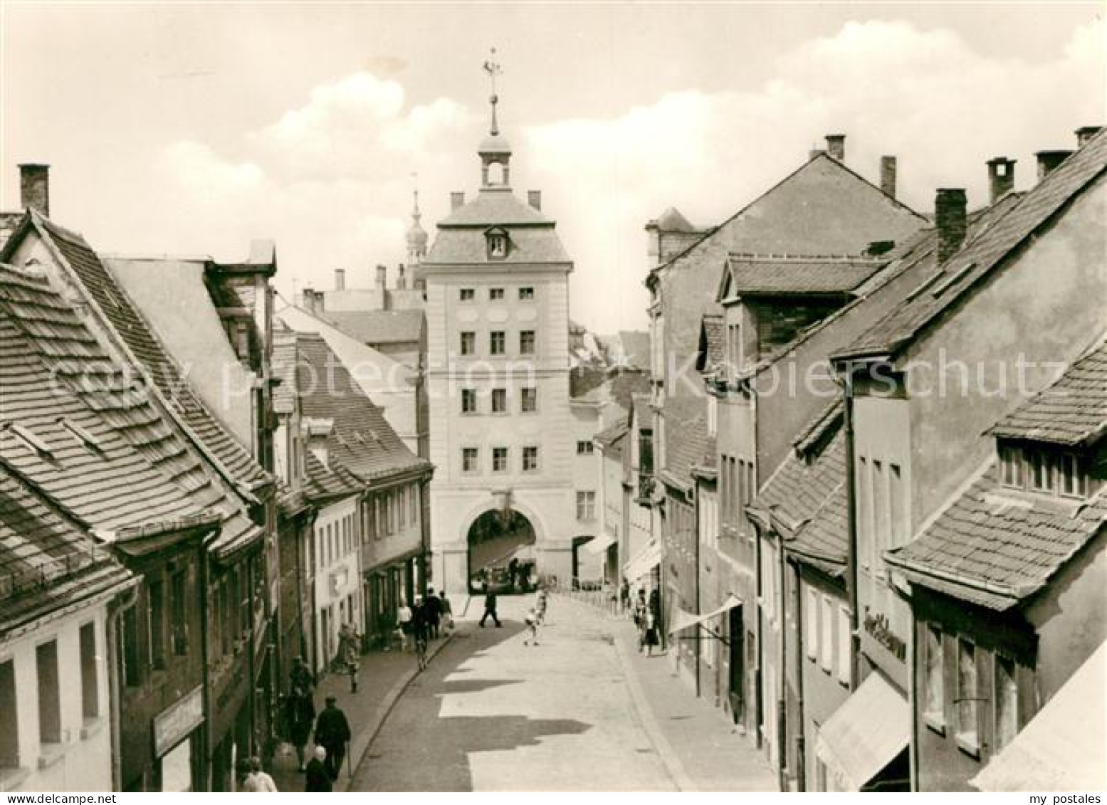 73132876 Borna Leipzig Blick Zum Reichstor Altstadt Borna Leipzig - Borna