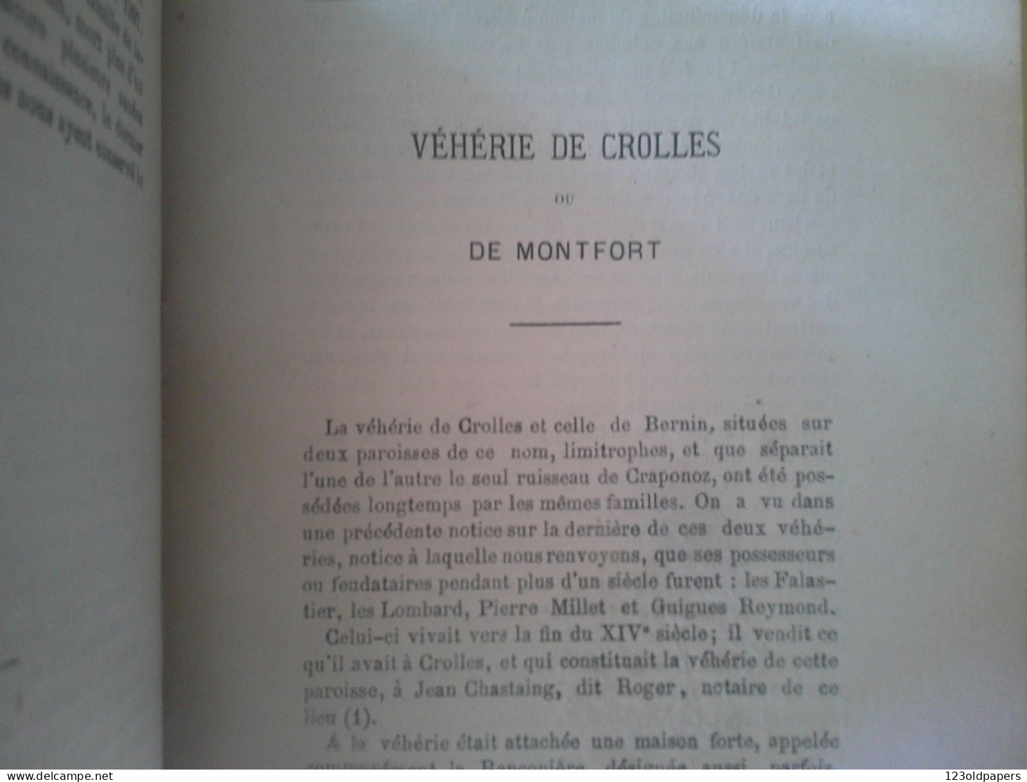 Les Maisons Fortes Du Dauphiné Auteur : Pilot J.-J.-A CHEZ DREVET BIBLIO HISTORIQUE DU DAUPHINE 160 PAGE - 1801-1900