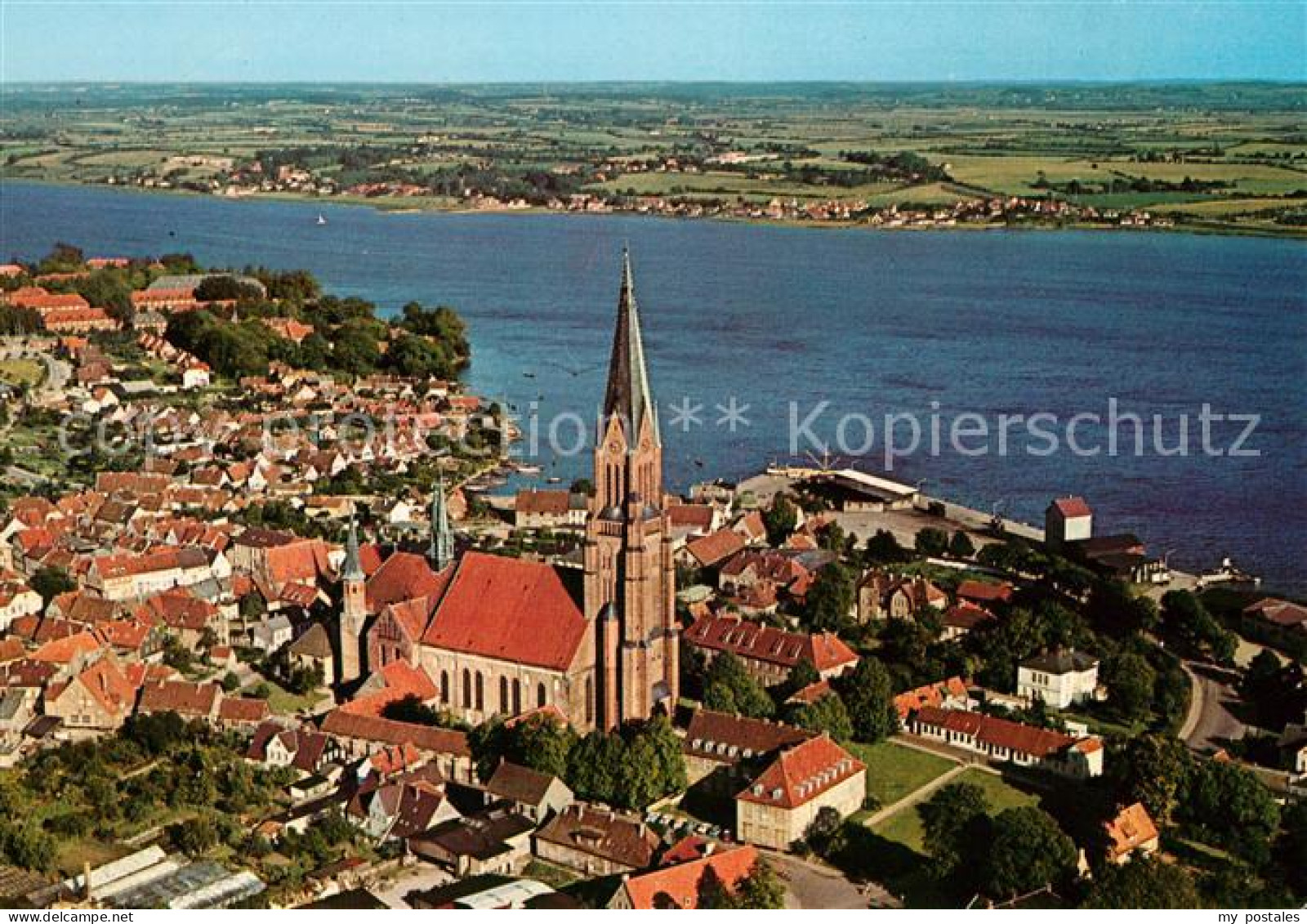 73129402 Schleswig Holstein St.-Petri-Dom Fliegeraufnahme Schleswig - Schleswig