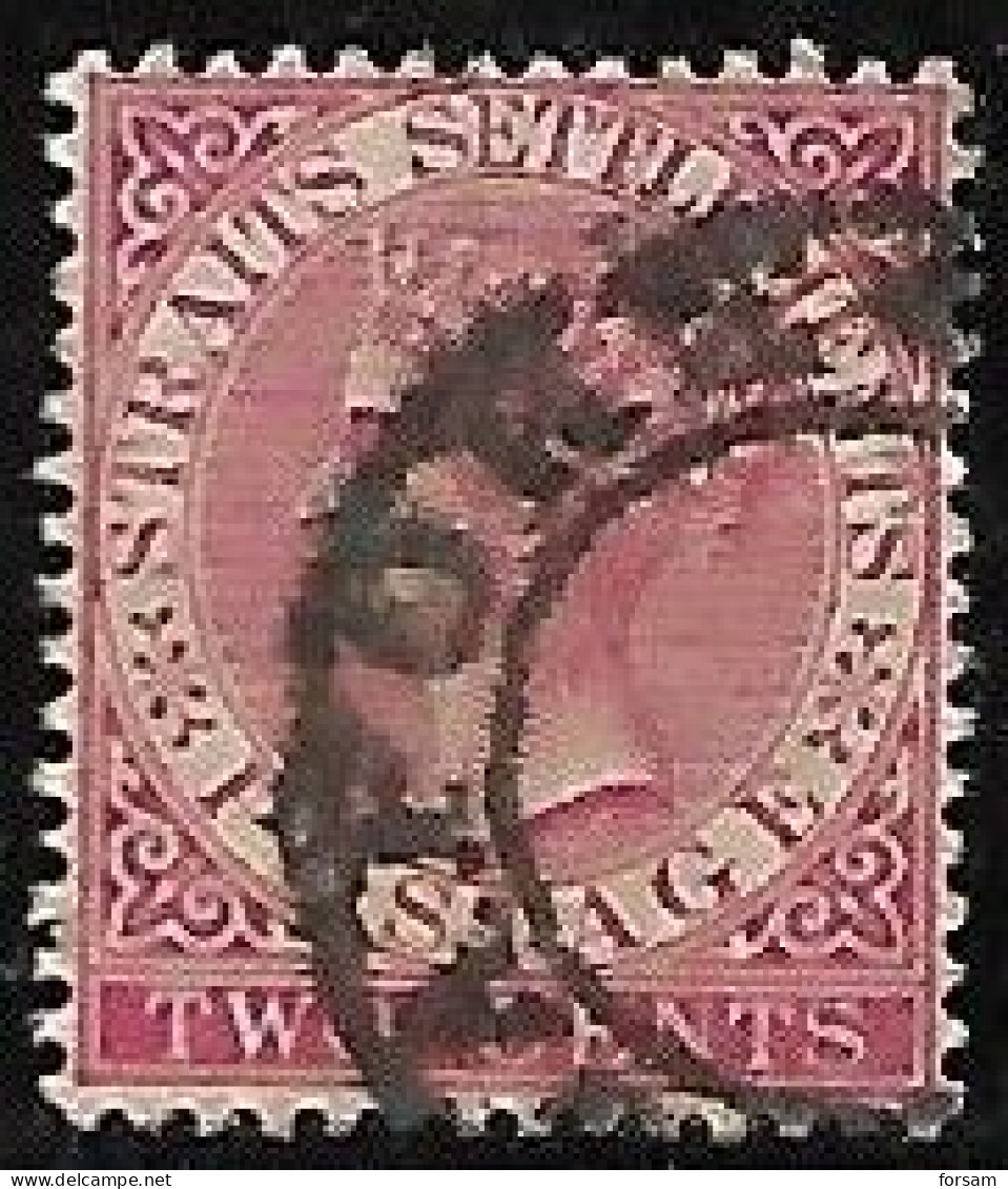 STRAITS SETTLEMENTS..1883..Michel # 35a...used. - Straits Settlements