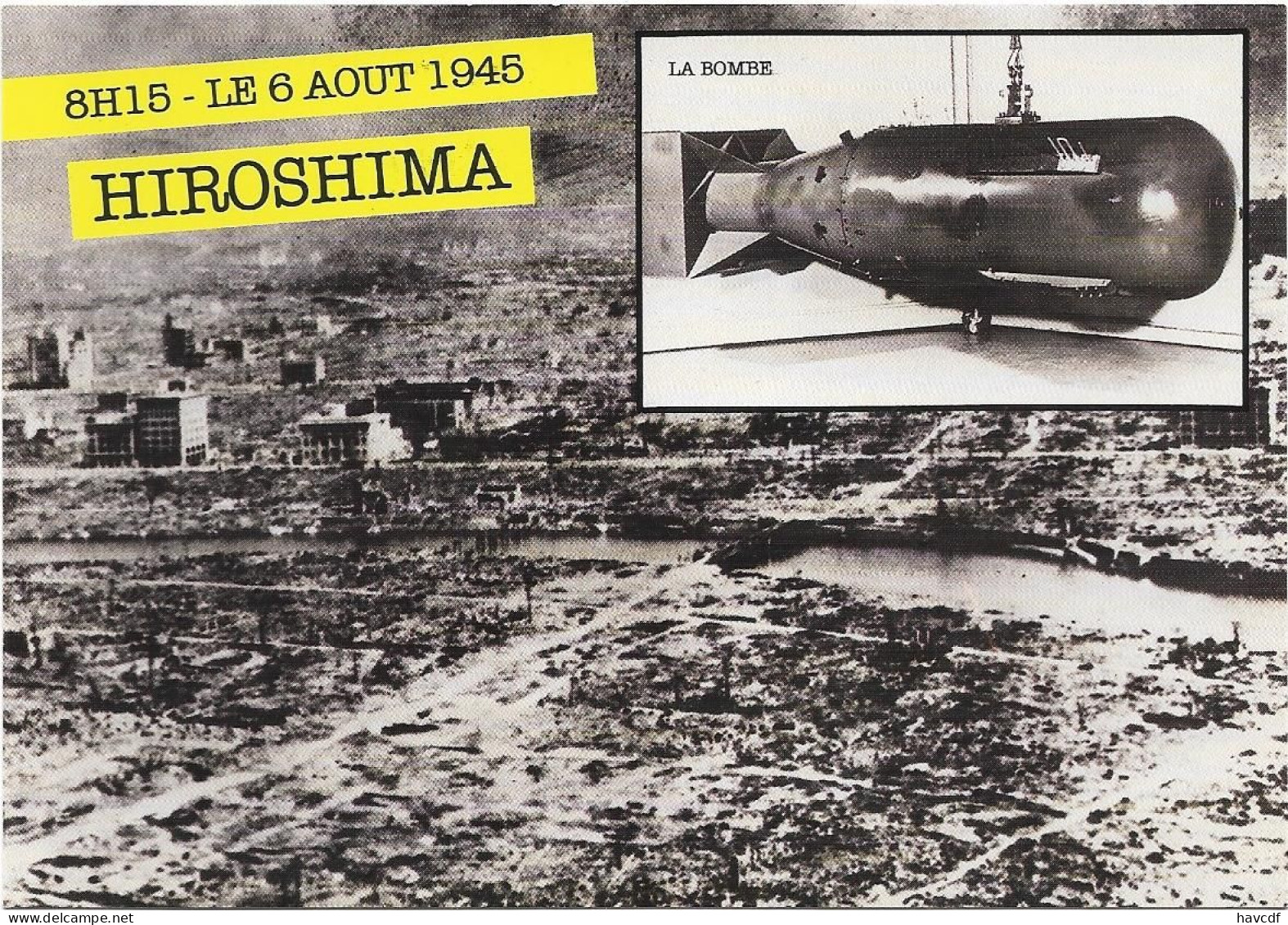 CPM - Editions F.NUGERON - GE 2 - 8H15 - LE 6 AOUT 1945 - HIROSHIMA - Catastrofi