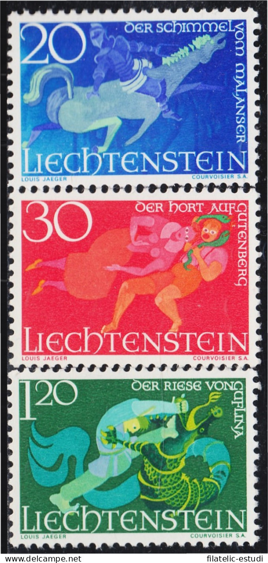 Liechtenstein 422/24 1967 Leyendas MNH - Other & Unclassified