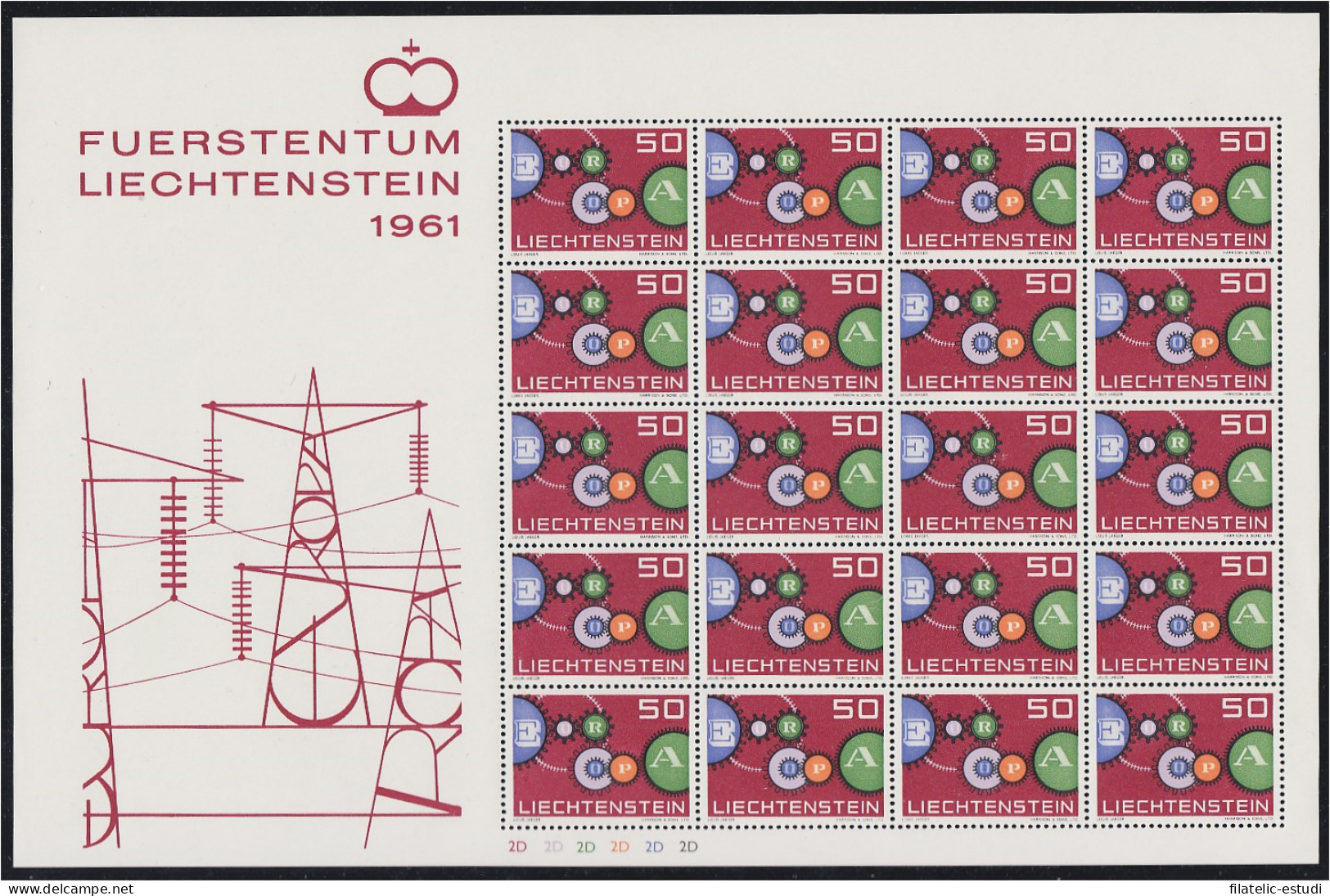 Liechtenstein 364 1961 Minihojita Europa MNH - Other & Unclassified