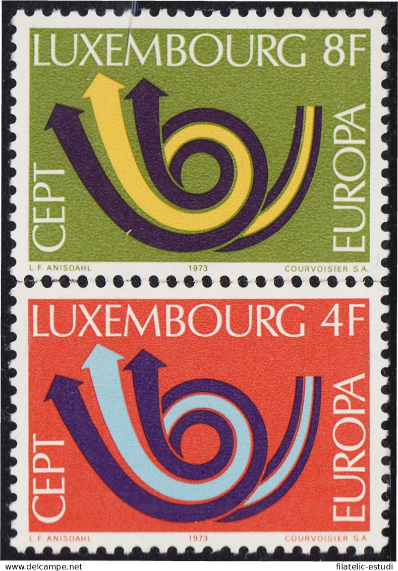 Luxemburgo 812/13 1973 Europa Bocina Postal MNH - Autres & Non Classés