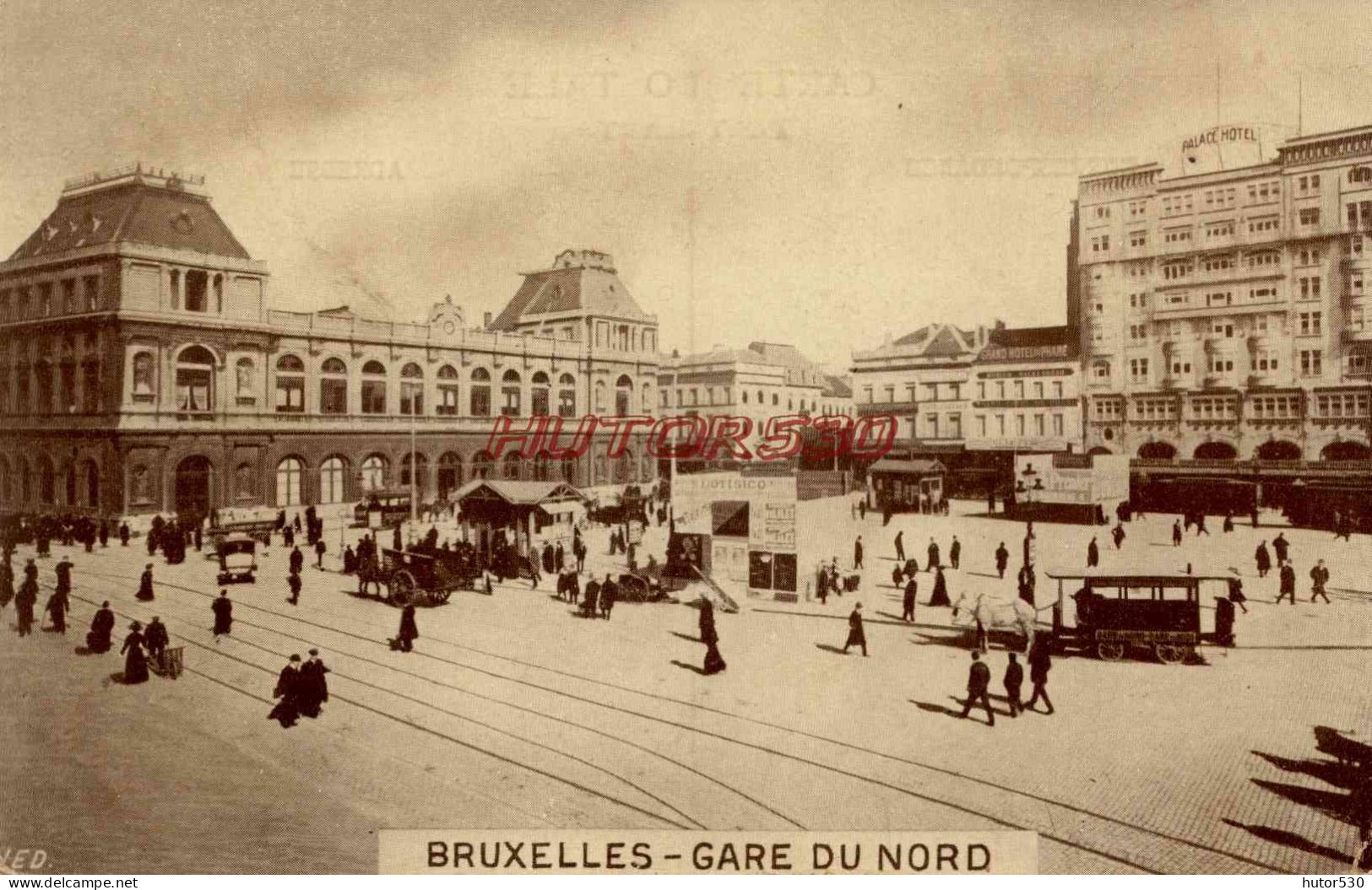 CPA BRUXELLES - GARE DU NORD - Schienenverkehr - Bahnhöfe