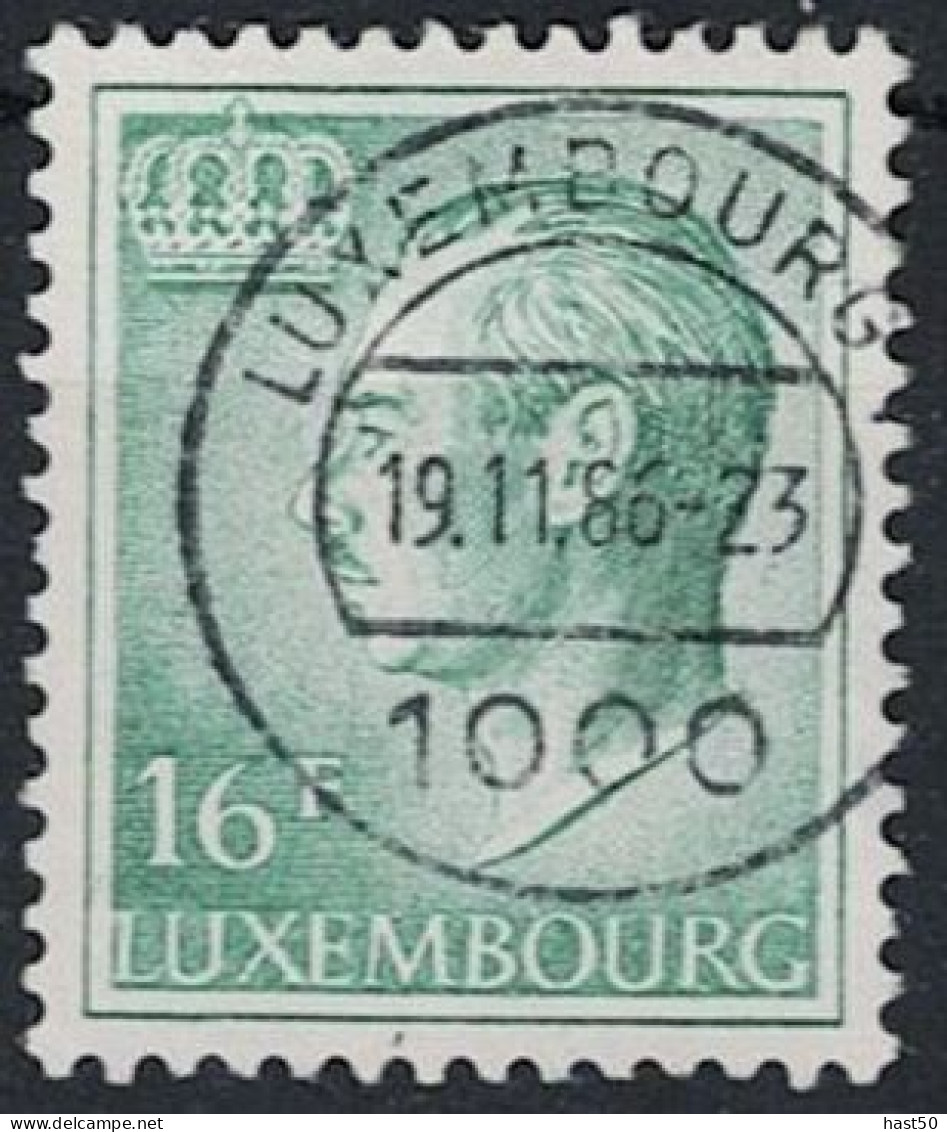 Luxemburg - Großherzog Jean (MiNr: 1051 Ya) 1982 - Gest Used Obl - Gebruikt