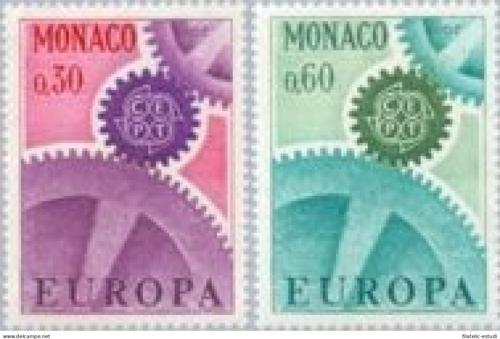 Monaco - 729/30 - 1967 Europa Lujo - Other & Unclassified