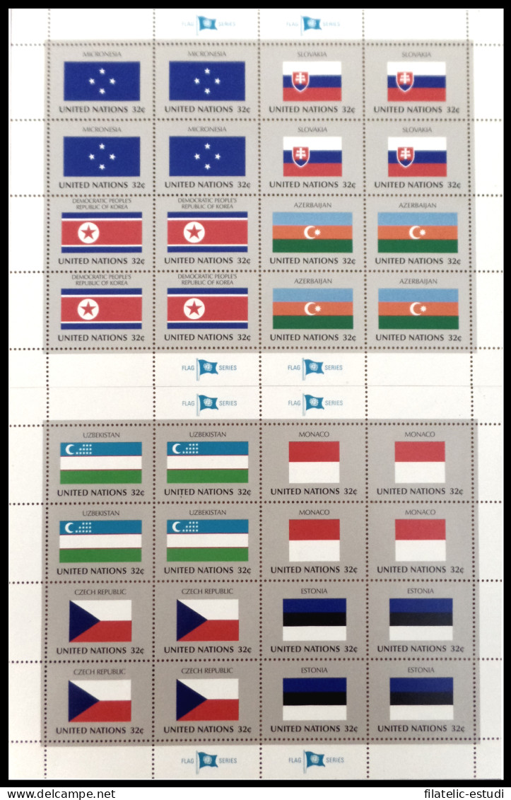 Naciones Unidas New York 743/50 1998 Banderas Y Estados Miembros De La Organiz - Andere & Zonder Classificatie