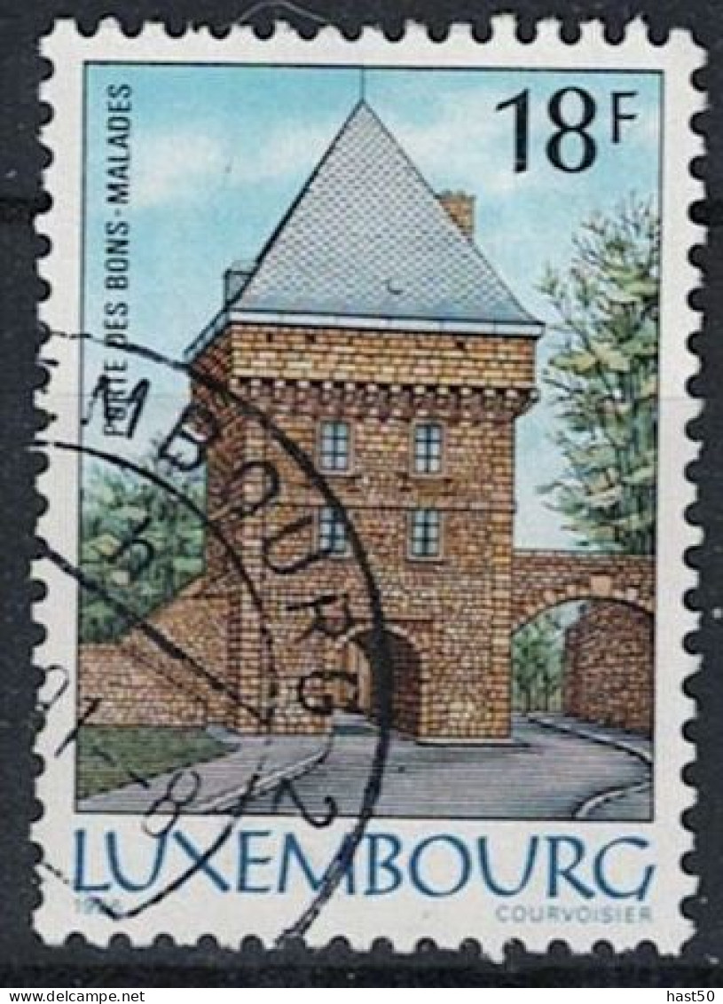 Luxemburg - Porte Des Bons-Malades (MiNr: 1154 Y) 1989 - Gest Used Obl - Gebraucht