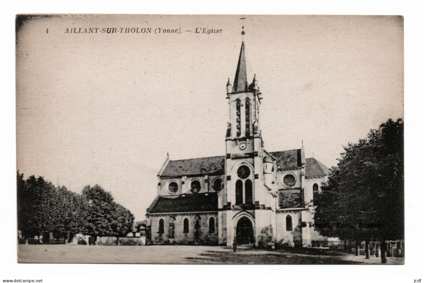 89 AILLANT SUR THOLON - L'Eglise - Série Toulot N° 4 - La Place - Aillant Sur Tholon