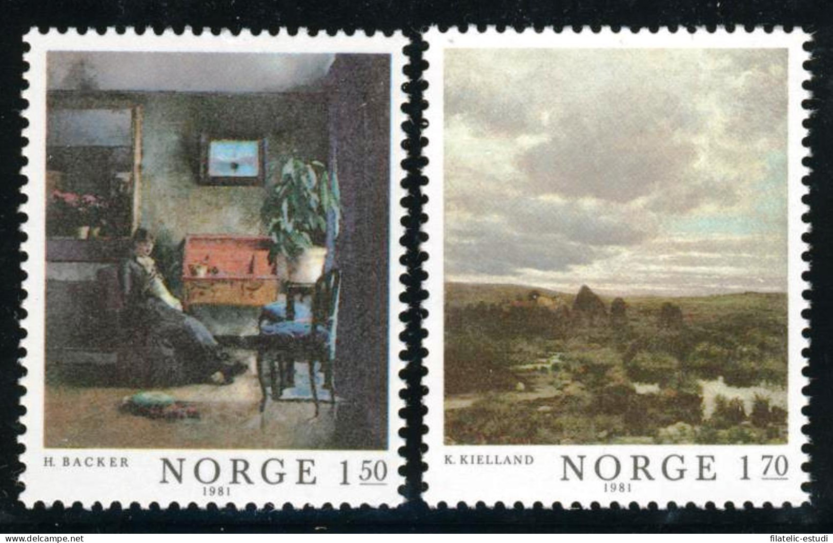 MI1 Noruega Norway  Nº 803/4  1981  MNH - Andere & Zonder Classificatie