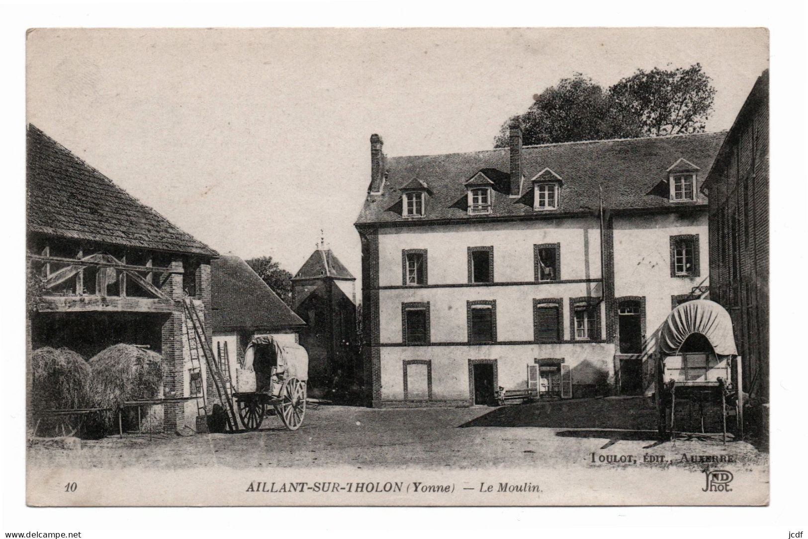 89 AILLANT SUR THOLON - Le Moulin - Série Toulot N° 10 - Carrioles Bâchées - Charrettes De Foin - Enfant - Aillant Sur Tholon