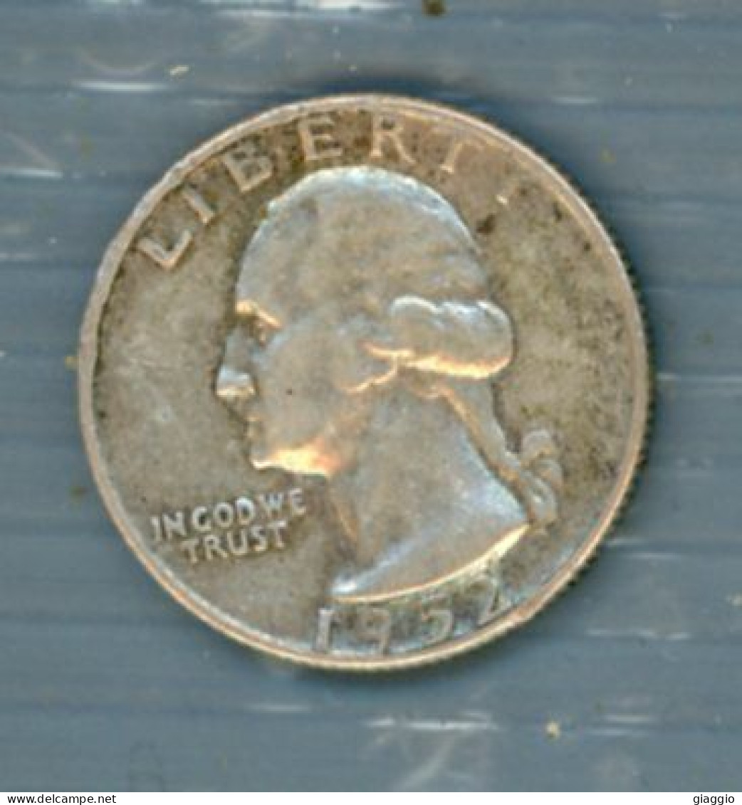 °°° Moneta N. 706 - Quarter Dollar 1952 Silver °°° - 1932-1998: Washington