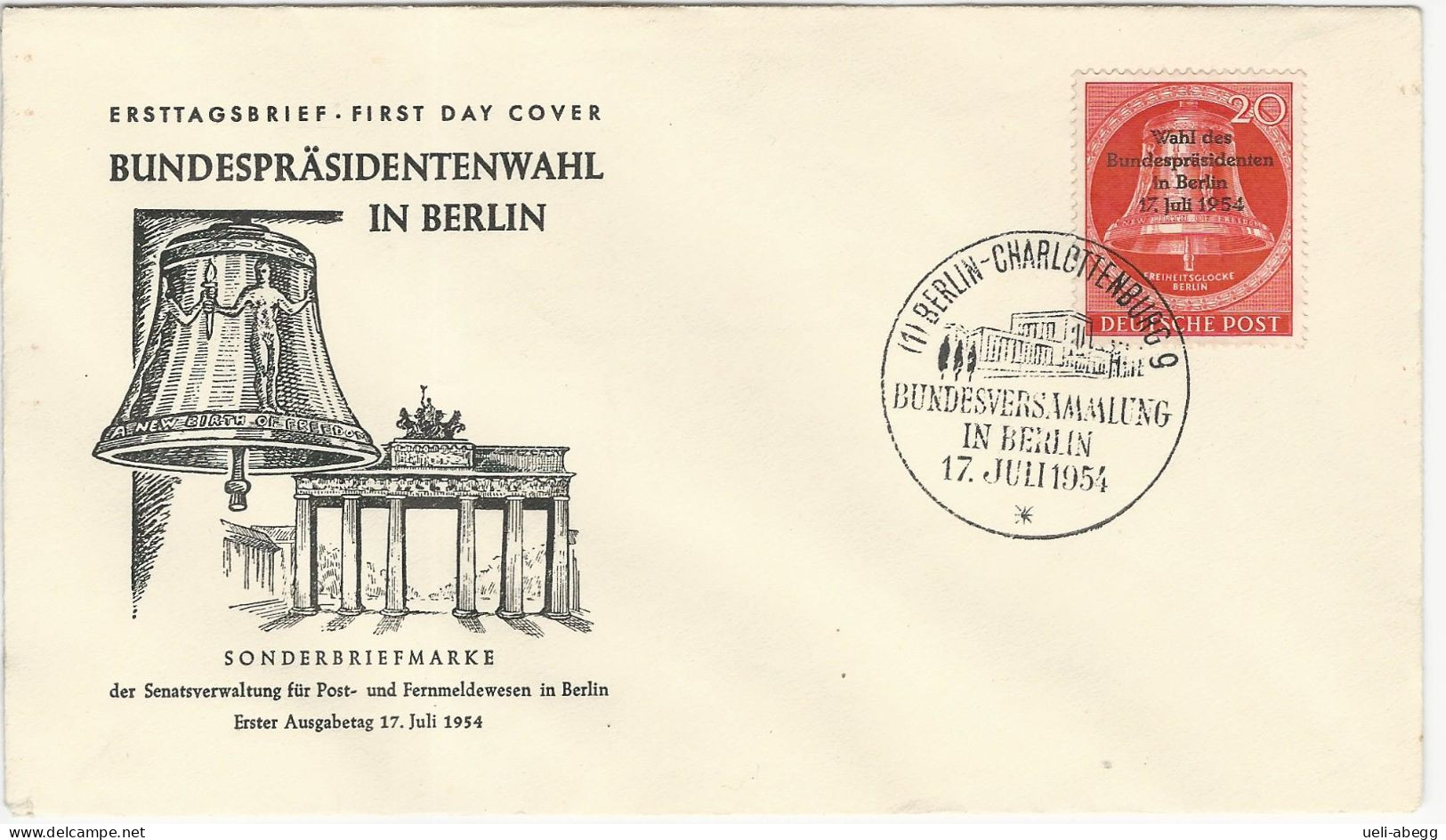 Berlin Mi 118 O FDC - 1948-1970