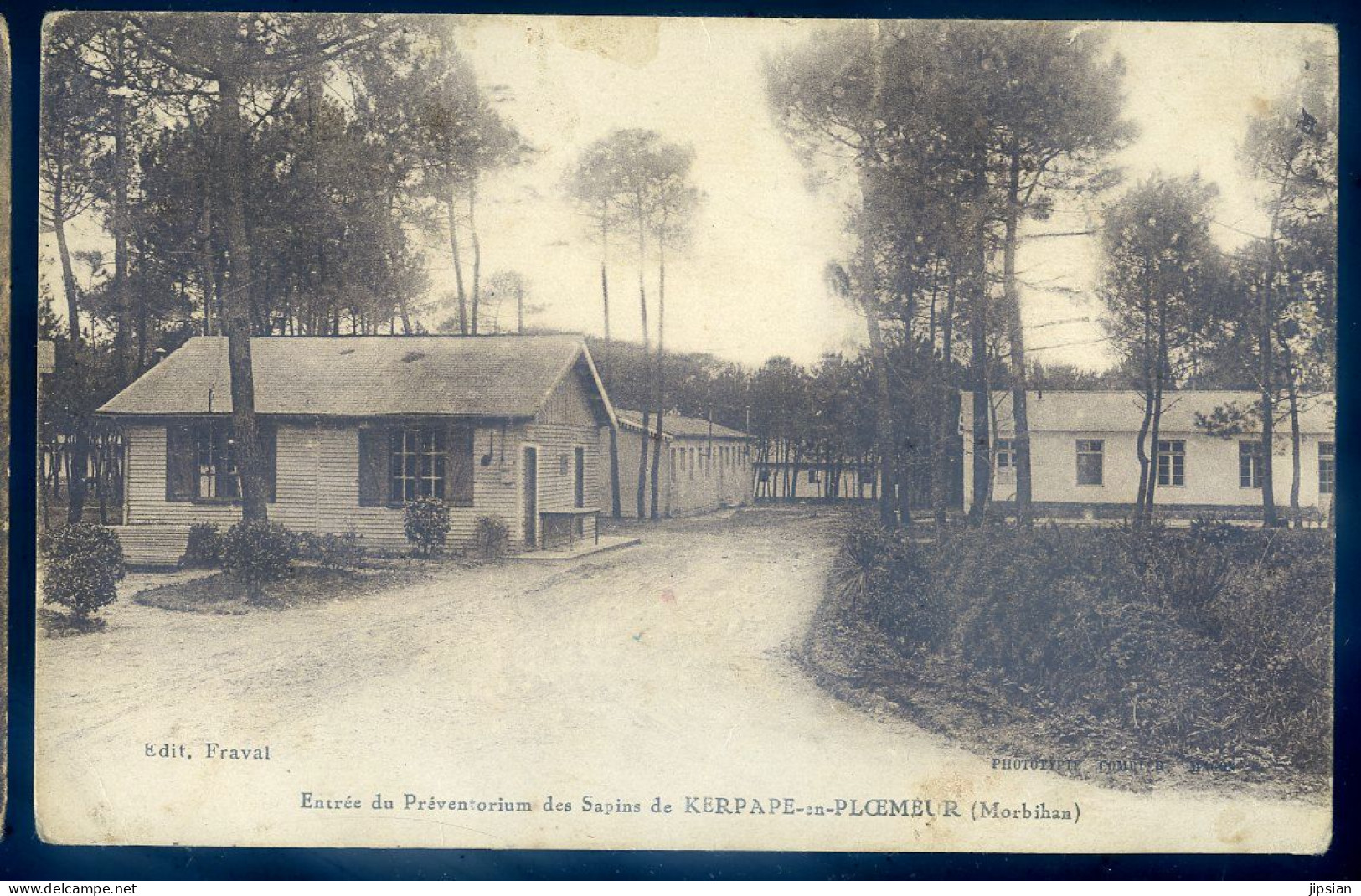 Cpa Du 56 En Ploemeur -- Entrée Du Préventorium Des Sapins De Kerpape   STEP81 - Ploemeur