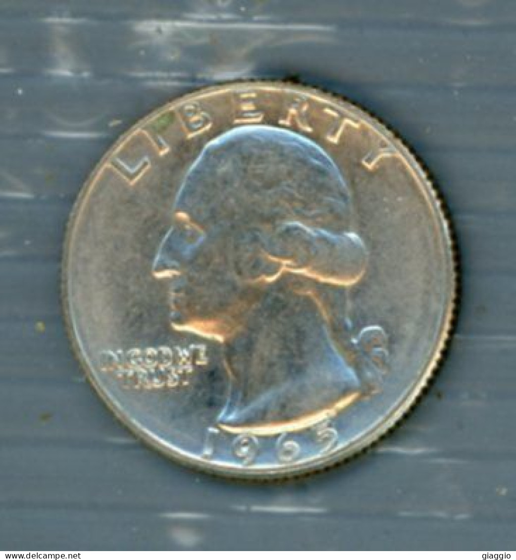 °°° Moneta N. 708 - Quarter Dollar 1965 Silver °°° - 1932-1998: Washington